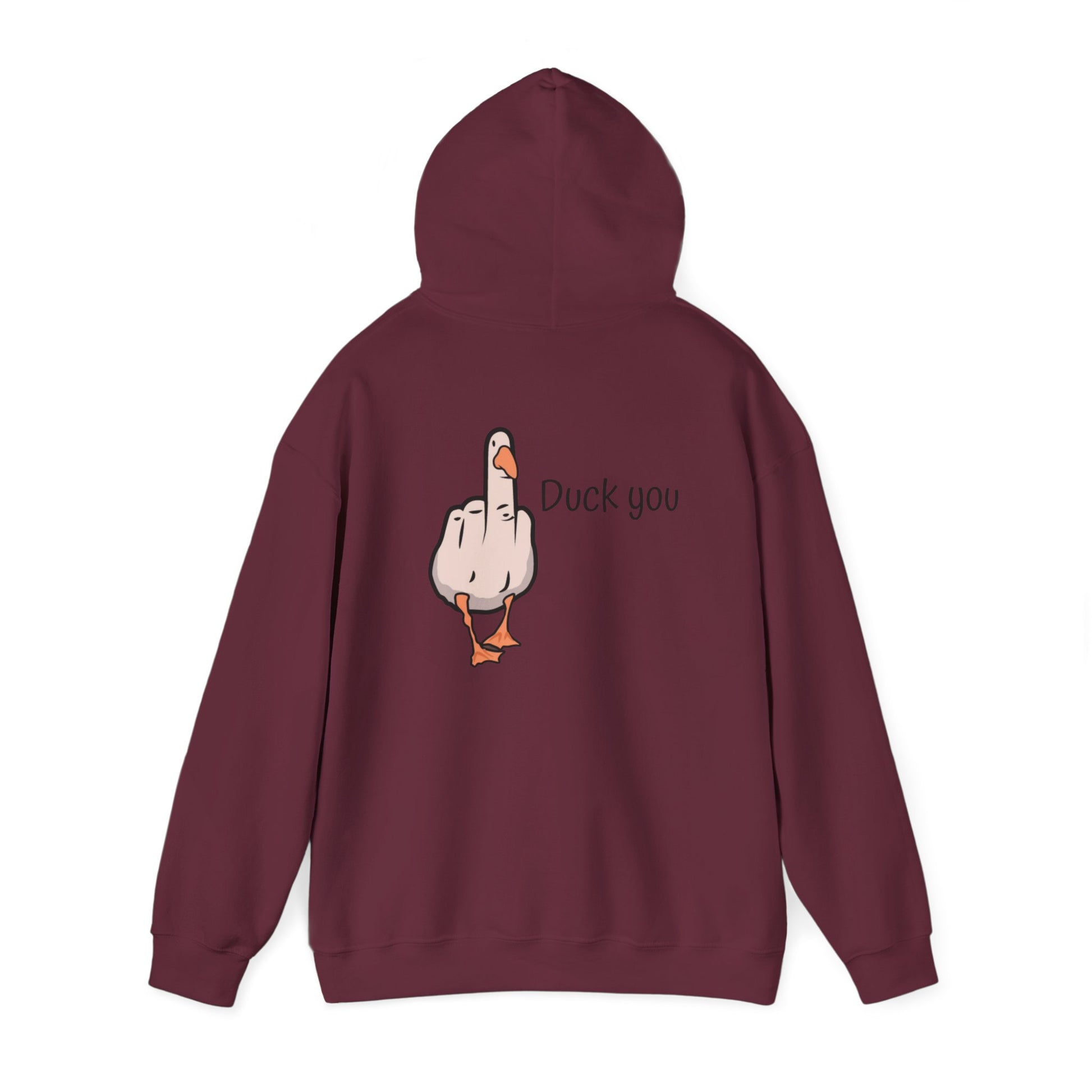 Funny Duck You Hoodie, Unisex Sweatshirt, Gift for Friends, Casual Wear, Comfy Hooded Sweatshirt