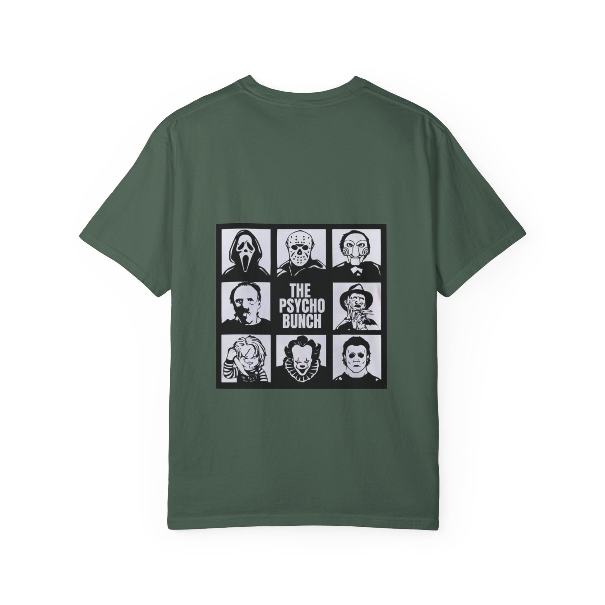 Psycho Bunch T-Shirt – Unisex Horror Graphic Tee, Perfect for Halloween, Movie Nights, Casual Wear, Gift for Horror Fans