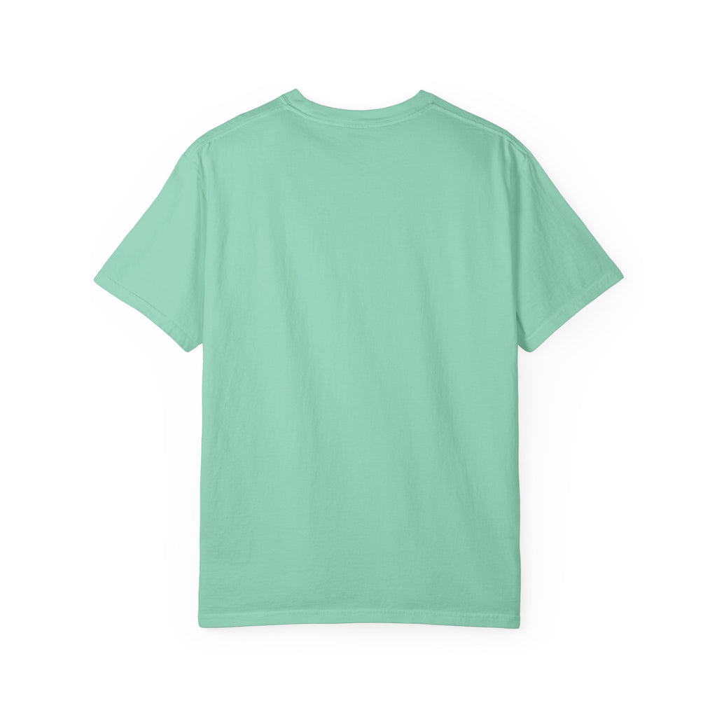 Casual Garment-Dyed T-Shirt with Scooter Design - Unisex, Summer Fashion, Gift Idea, Everyday Wear, Eco-Friendly Tee