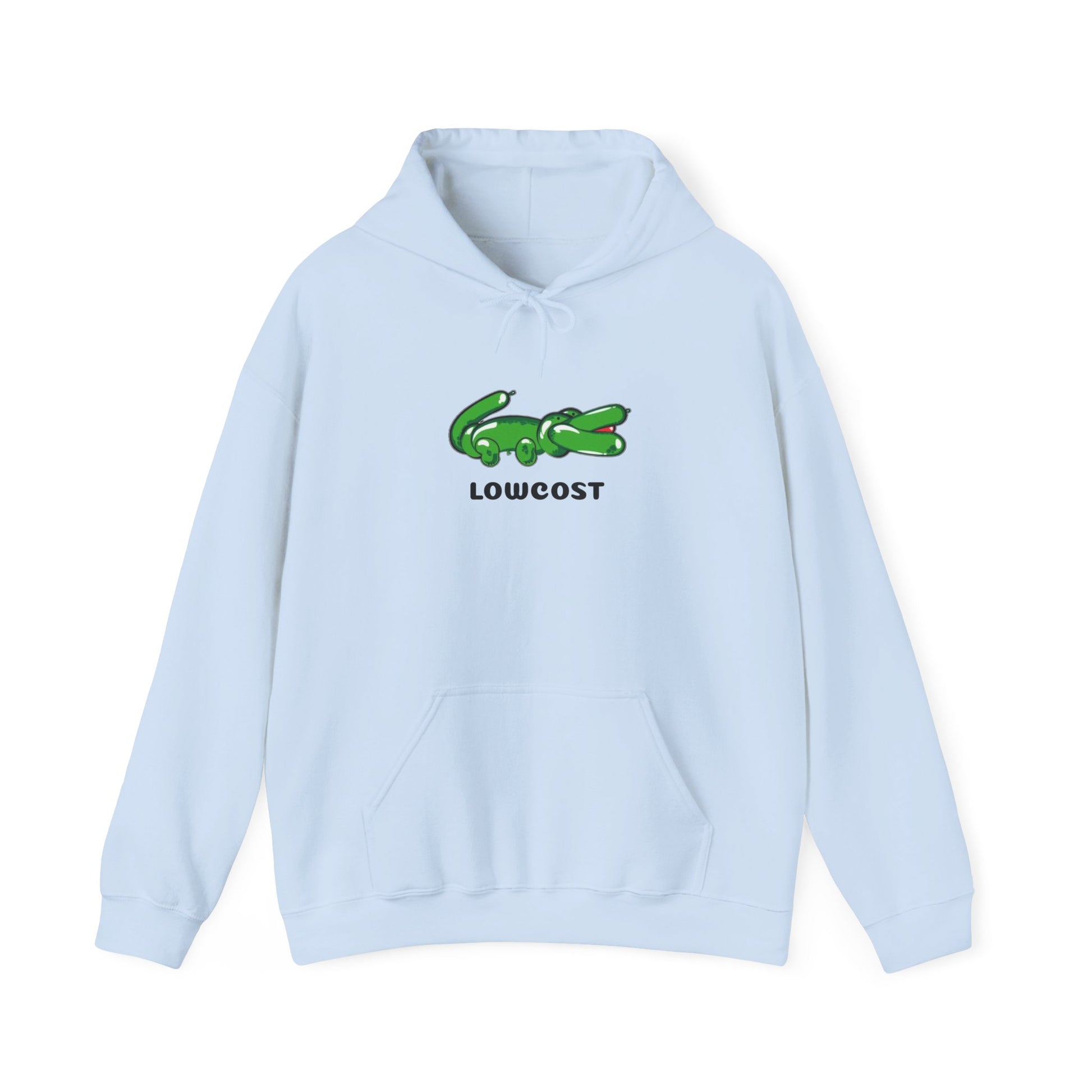 Lowcost Luxe Unisex Hooded Sweatshirt | Cozy Casual Wear, Graphic Hoodie, Streetwear Fashion, Gift for Him, Her, or Anyone