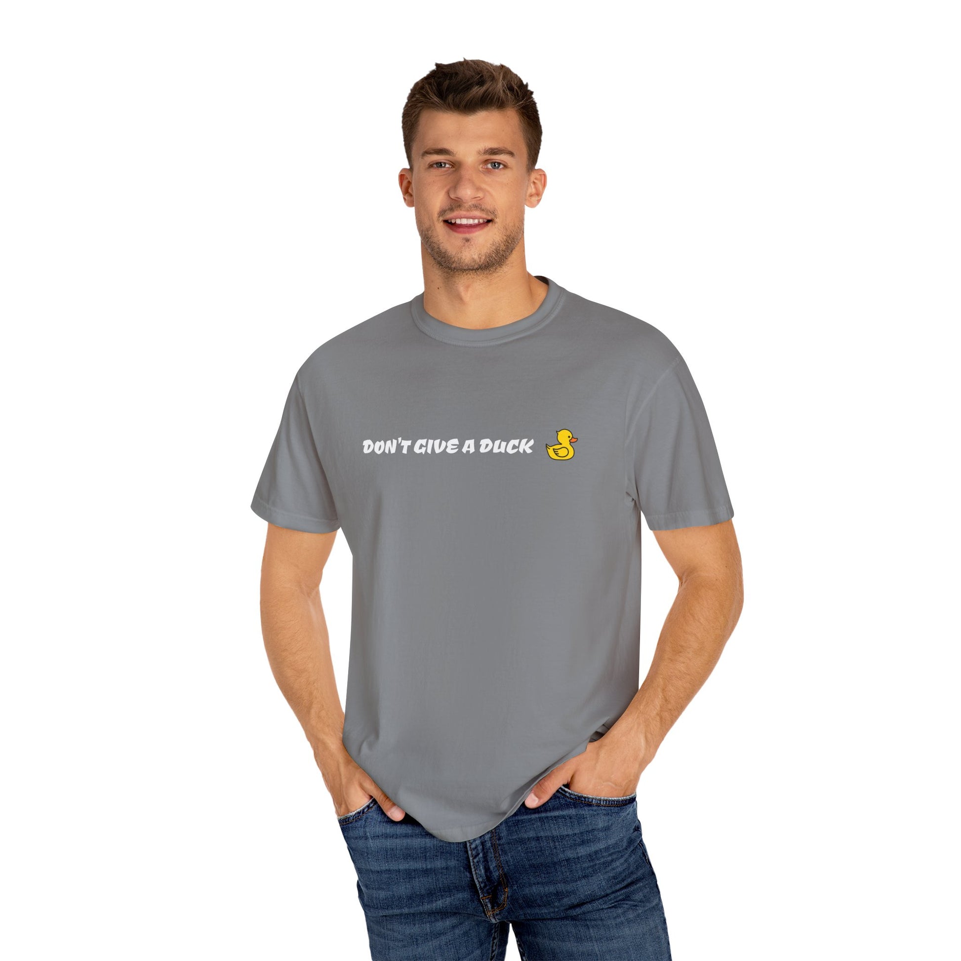 Funny Unisex T-shirt with Quirky Duck Design, Humorous Gift, Casual Wear, Fun Tee, Great for Parties, Unique Apparel
