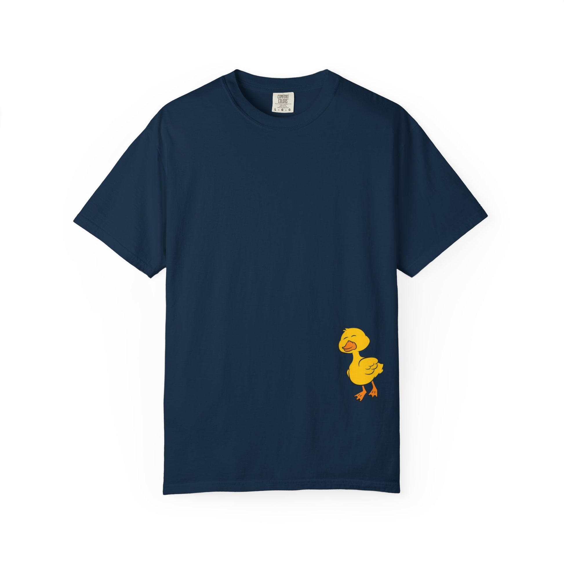 Funny Duck Lover T-Shirt, Unisex Garment-Dyed Tee, Quirky Animal Shirt, Gift for Duck Lovers, Casual Wear, Cute Duck Design