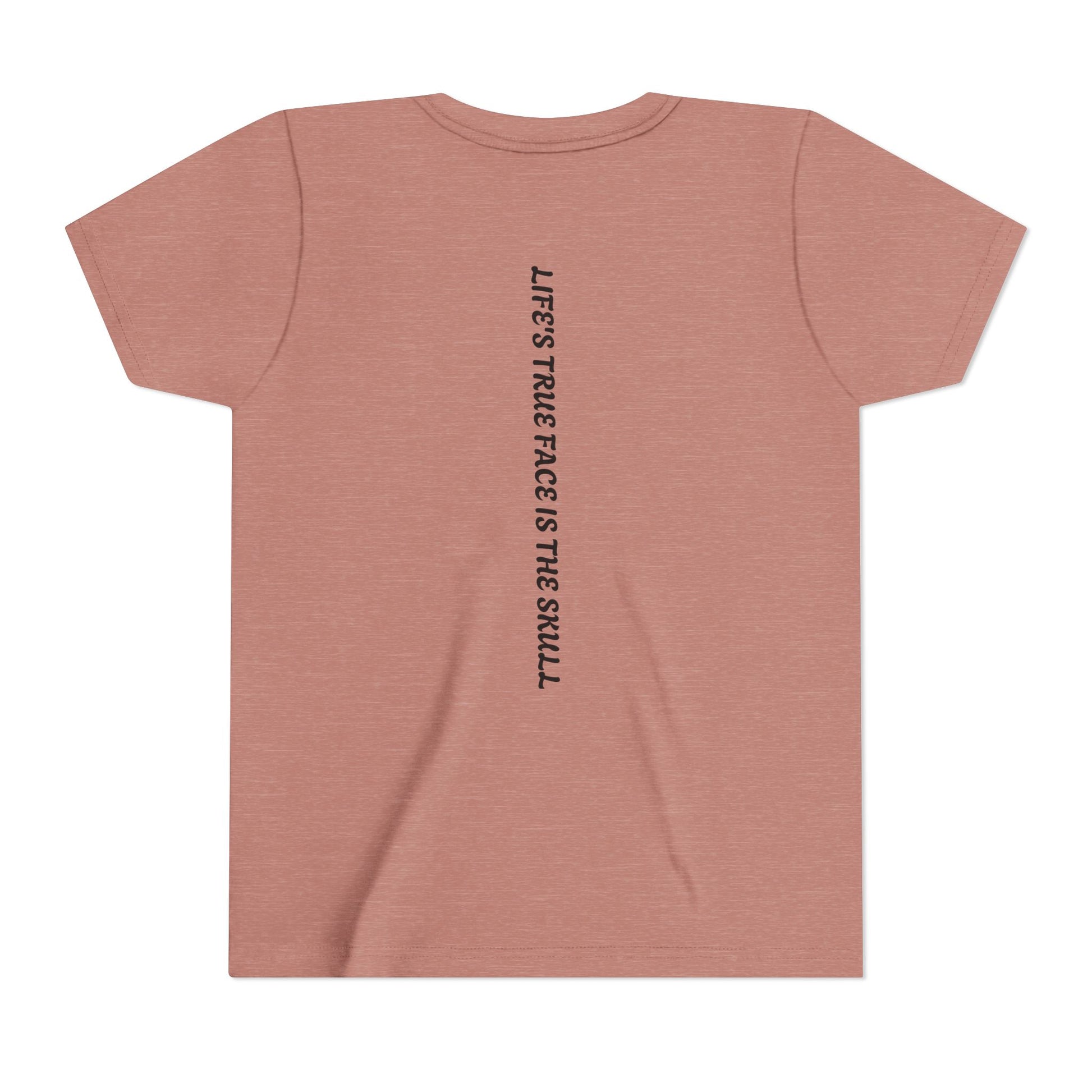 Crown & Skull Youth Tee - Trendy Short Sleeve Shirt for Kids, Unique Graphic Tee, Birthday Gift, Casual Wear, Cool Summer Shirt