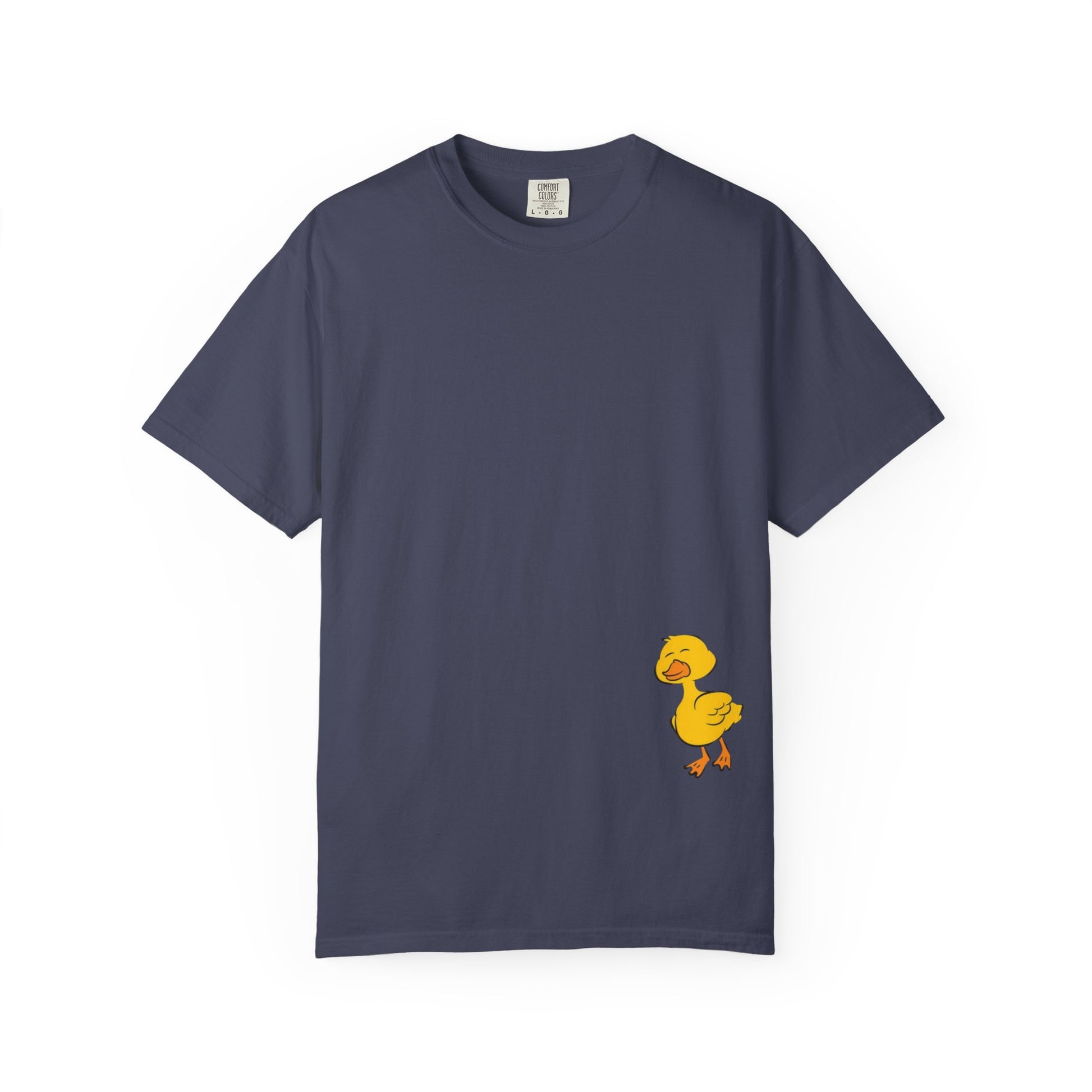 Funny Duck Lover T-Shirt, Unisex Garment-Dyed Tee, Quirky Animal Shirt, Gift for Duck Lovers, Casual Wear, Cute Duck Design