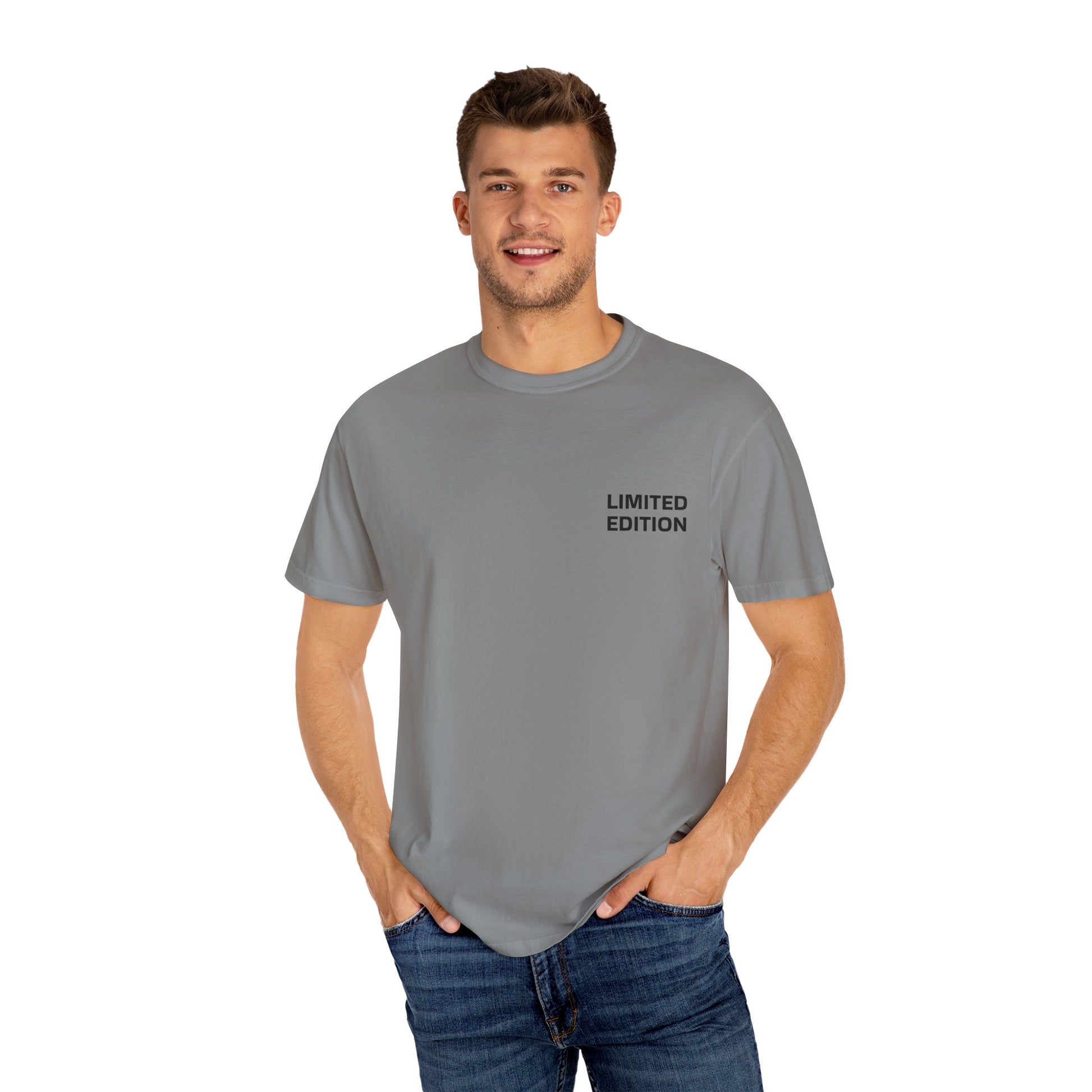 Limited Edition Unisex Garment-Dyed T-shirt, Trendy Graphic Tee, Stylish Streetwear, Gift for Him/Her, Casual Wear, Summer Fashion