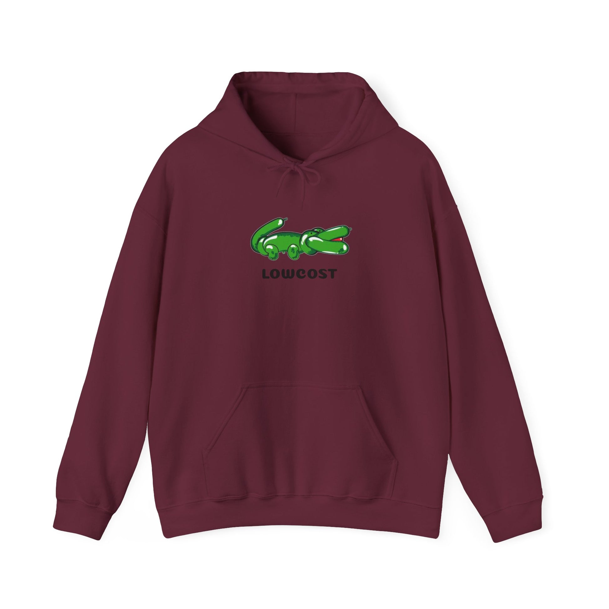 Lowcost Luxe Unisex Hooded Sweatshirt | Cozy Casual Wear, Graphic Hoodie, Streetwear Fashion, Gift for Him, Her, or Anyone