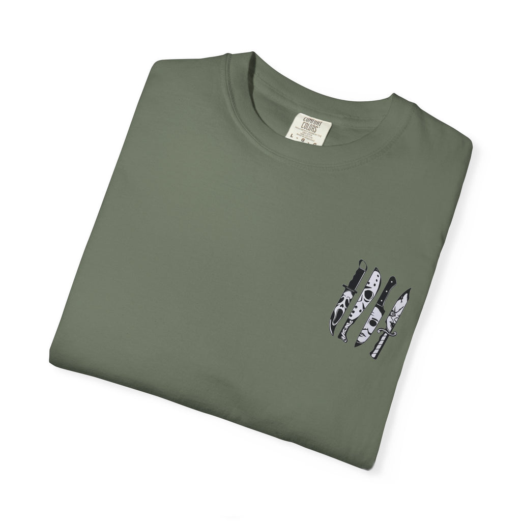Psycho Bunch T-Shirt – Unisex Horror Graphic Tee, Perfect for Halloween, Movie Nights, Casual Wear, Gift for Horror Fans