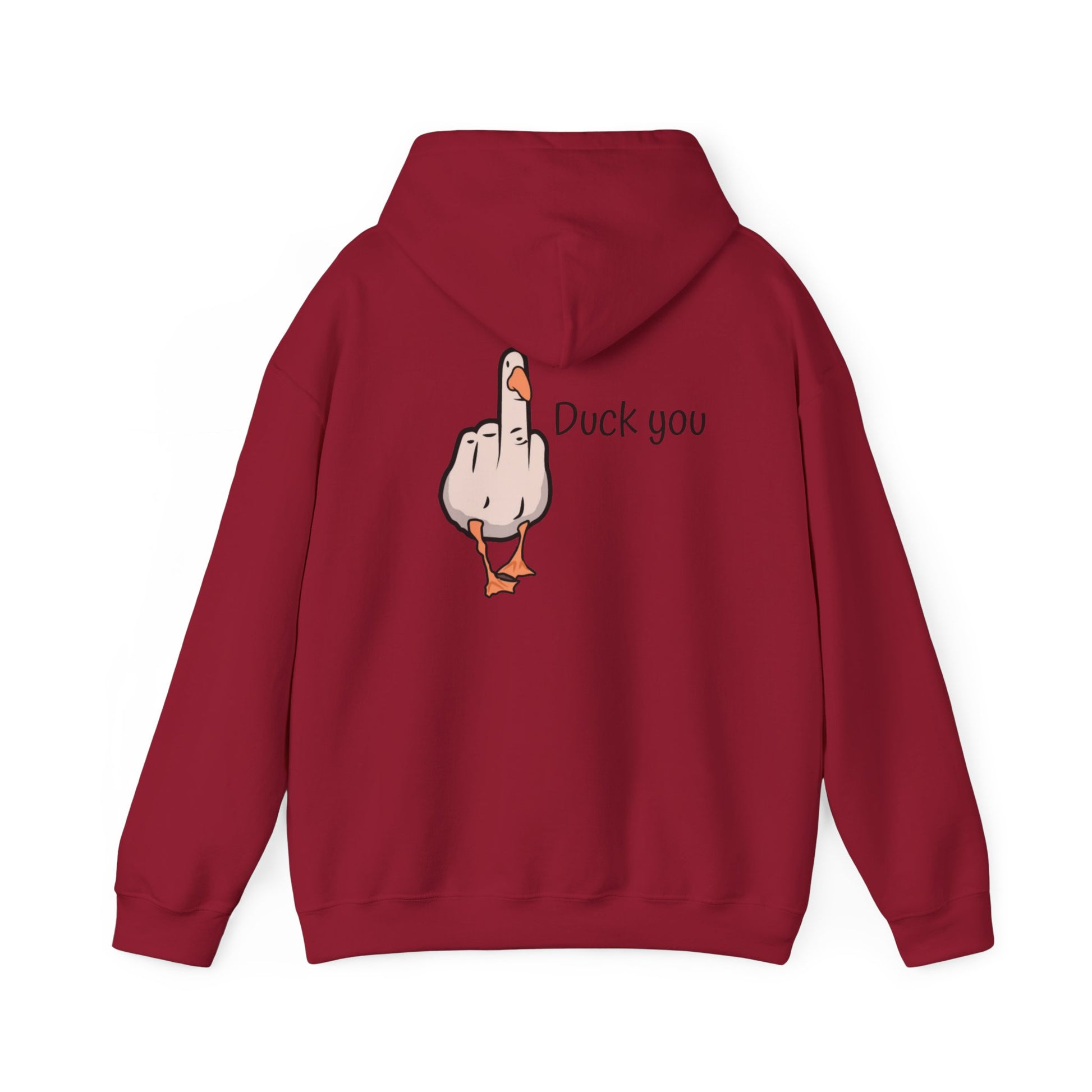 Funny Duck You Hoodie, Unisex Sweatshirt, Gift for Friends, Casual Wear, Comfy Hooded Sweatshirt