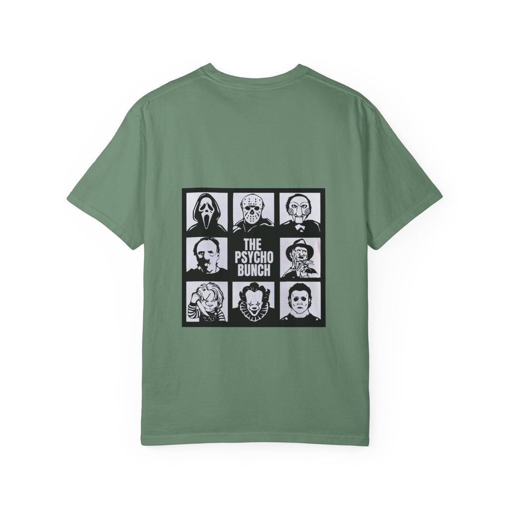 Psycho Bunch T-Shirt – Unisex Horror Graphic Tee, Perfect for Halloween, Movie Nights, Casual Wear, Gift for Horror Fans