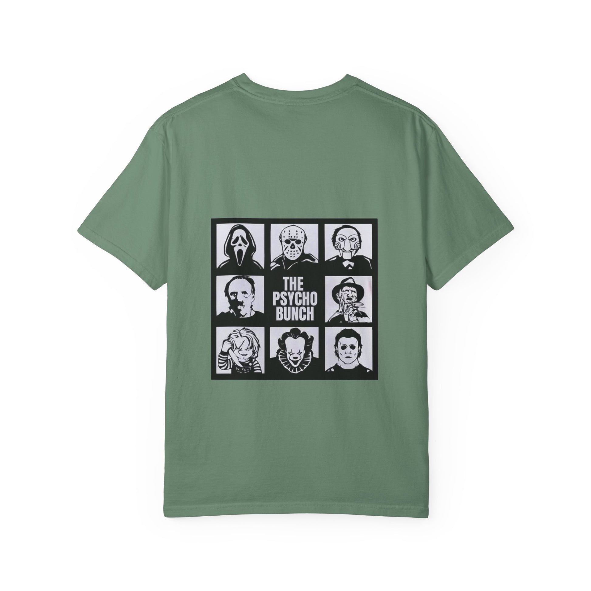 Psycho Bunch T-Shirt – Unisex Horror Graphic Tee, Perfect for Halloween, Movie Nights, Casual Wear, Gift for Horror Fans
