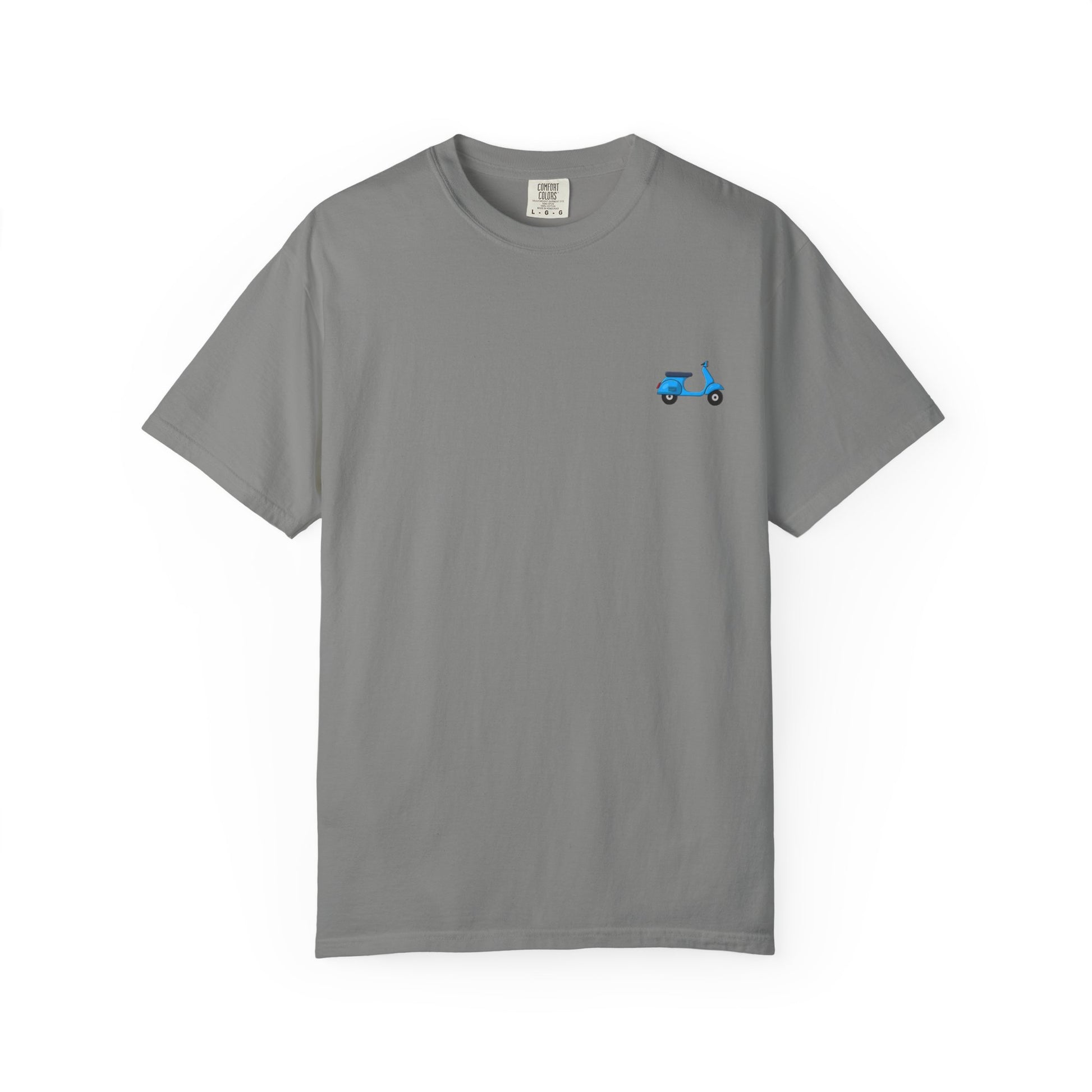 Garment-Dyed T-Shirt with Vintage Scooter Design - Casual Tee for Everyday Wear, Gift for Scooter Lovers, Retro Style Clothing, Unisex [...]