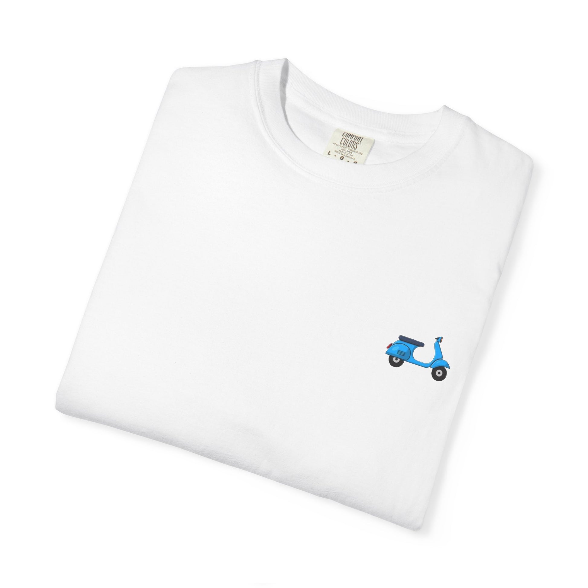 Garment-Dyed T-Shirt with Vintage Scooter Design - Casual Tee for Everyday Wear, Gift for Scooter Lovers, Retro Style Clothing, Unisex [...]