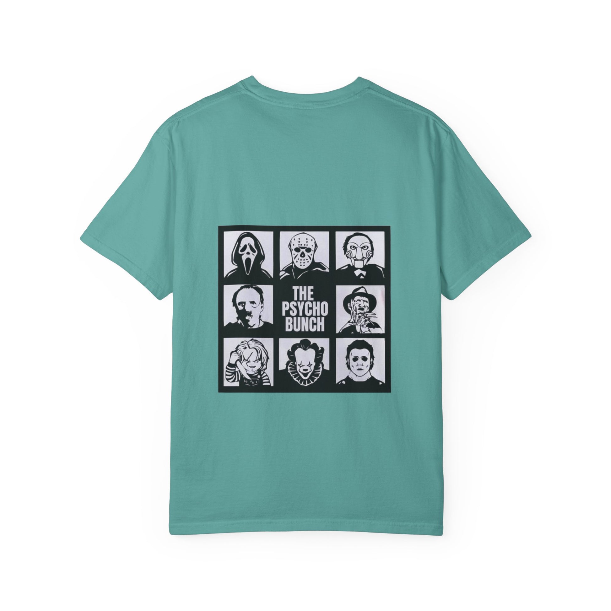 Psycho Bunch T-Shirt – Unisex Horror Graphic Tee, Perfect for Halloween, Movie Nights, Casual Wear, Gift for Horror Fans