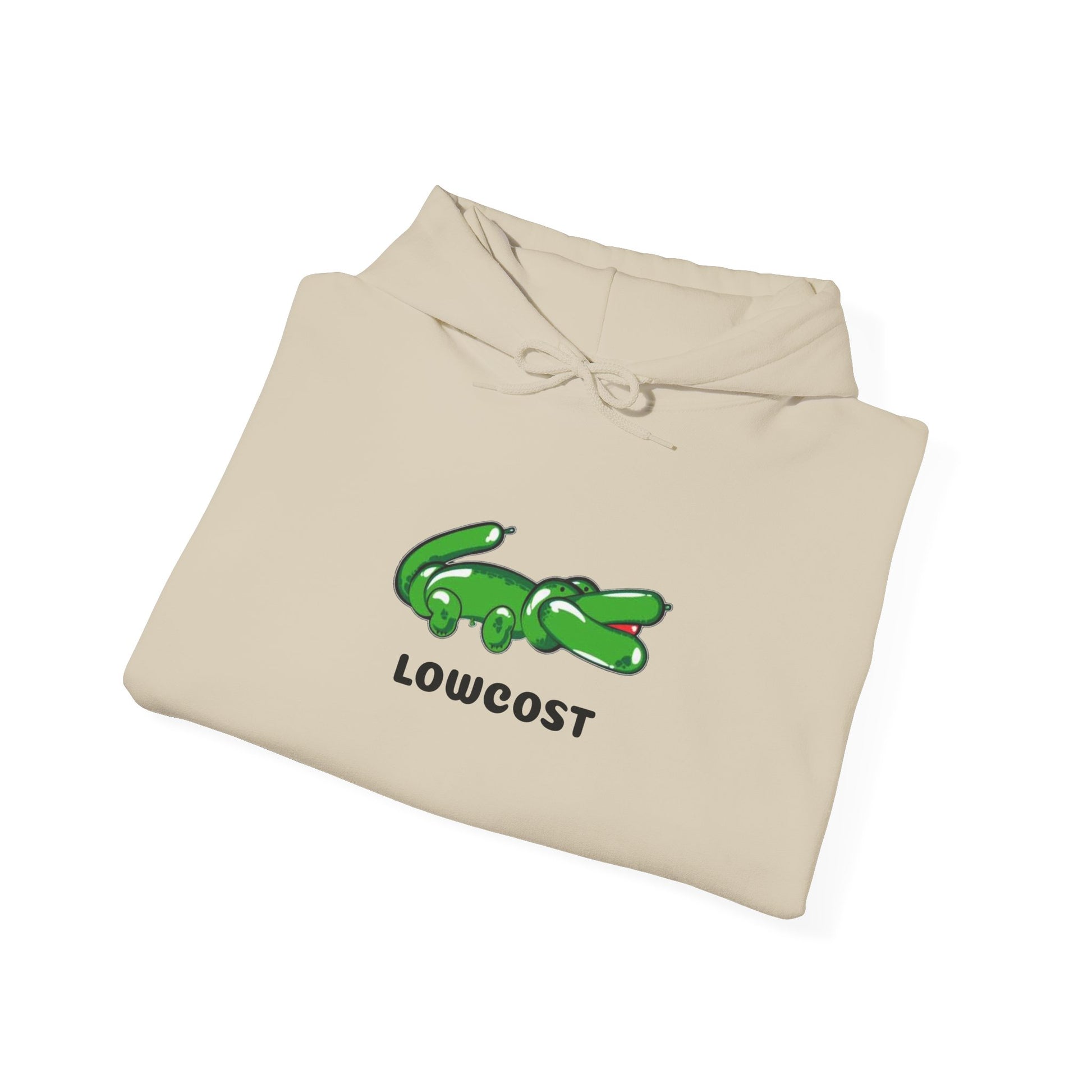 Lowcost Luxe Unisex Hooded Sweatshirt | Cozy Casual Wear, Graphic Hoodie, Streetwear Fashion, Gift for Him, Her, or Anyone