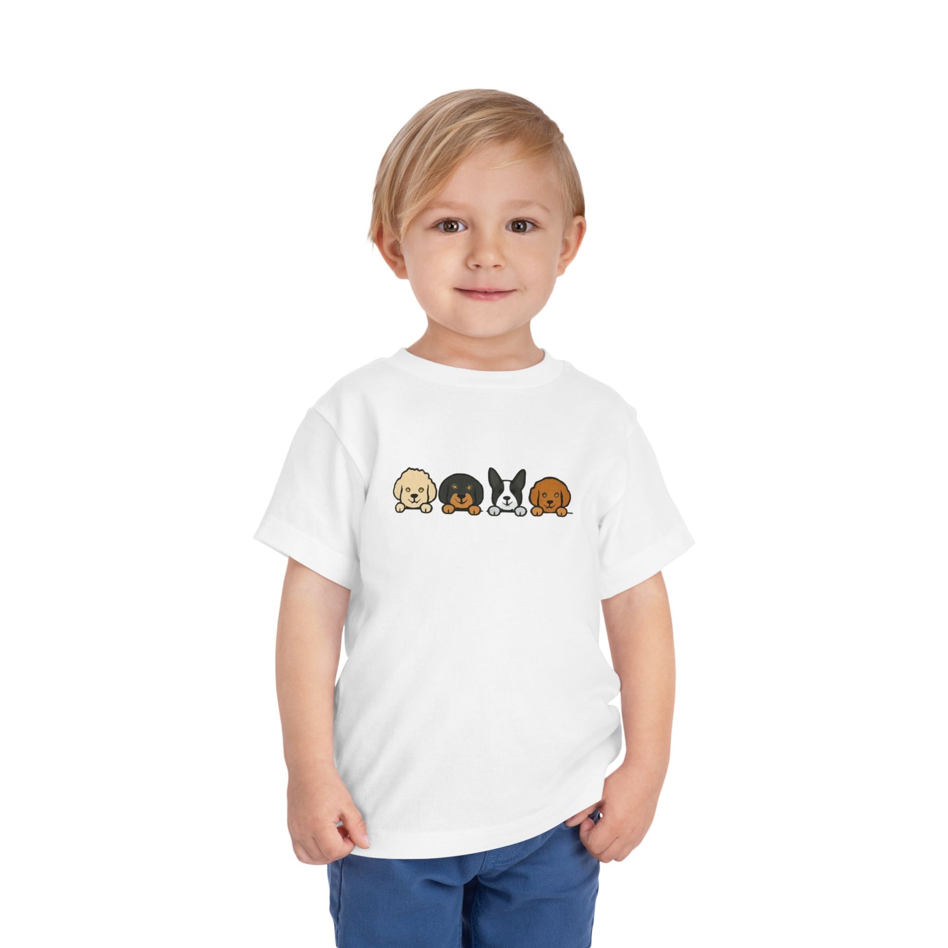 Cute Animal Friends Toddler Tee, Kids Short Sleeve Shirt, Puppy Magic Tee, Toddler Shirt for Animal Lovers, Gift for Kids Birthday, [...]