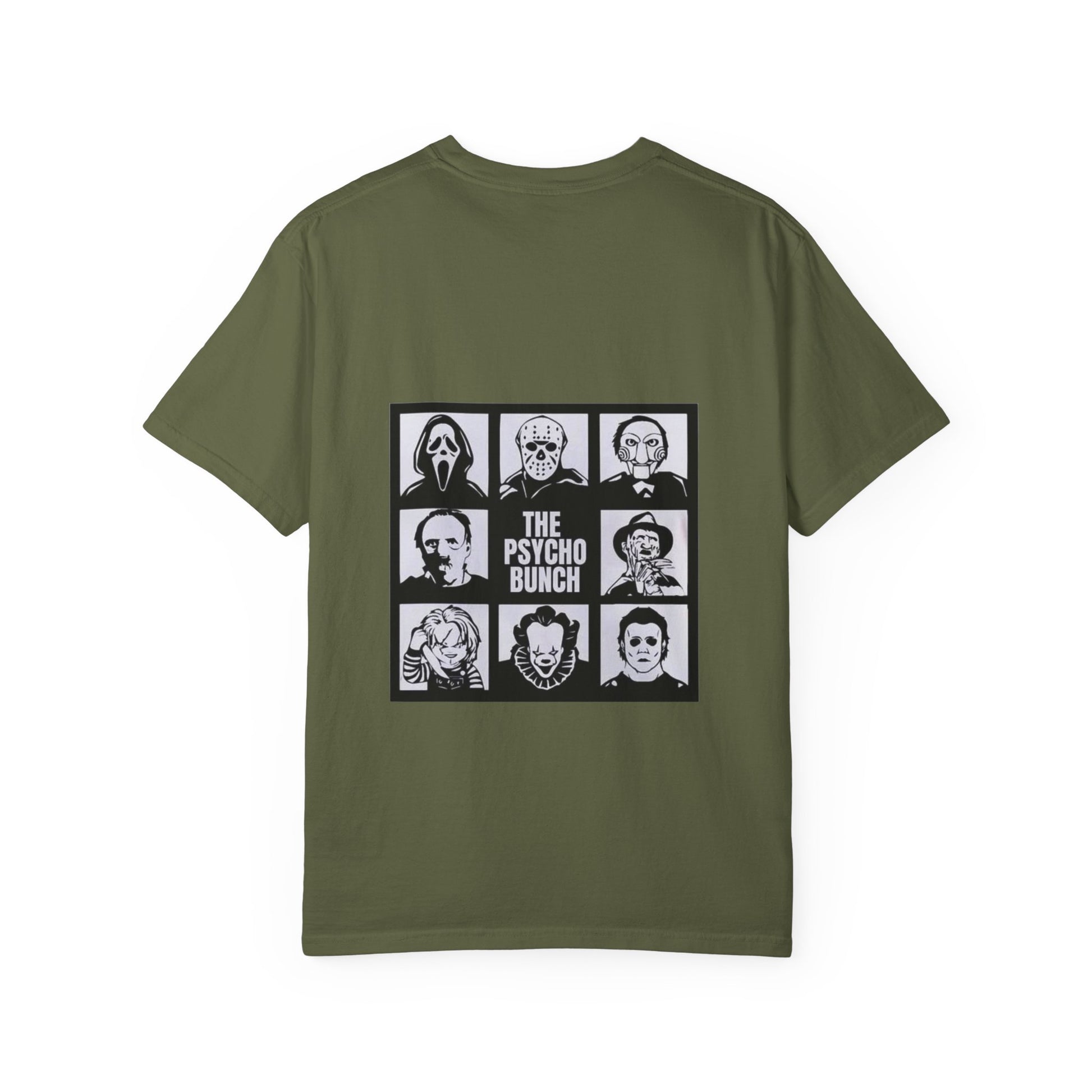 Psycho Bunch T-Shirt – Unisex Horror Graphic Tee, Perfect for Halloween, Movie Nights, Casual Wear, Gift for Horror Fans