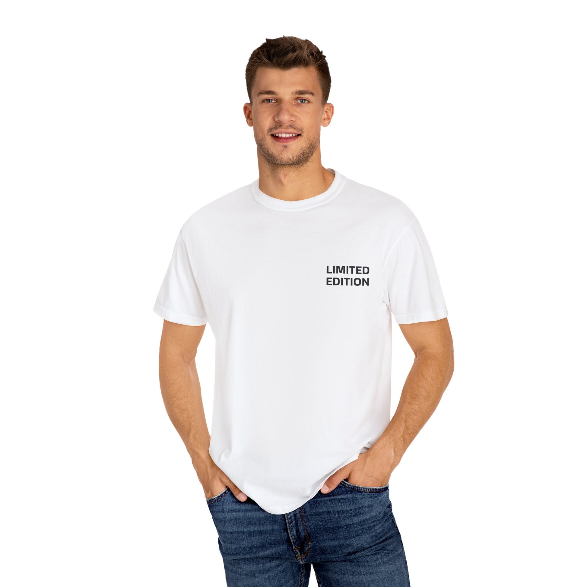 Limited Edition Unisex Garment-Dyed T-shirt, Trendy Graphic Tee, Stylish Streetwear, Gift for Him/Her, Casual Wear, Summer Fashion