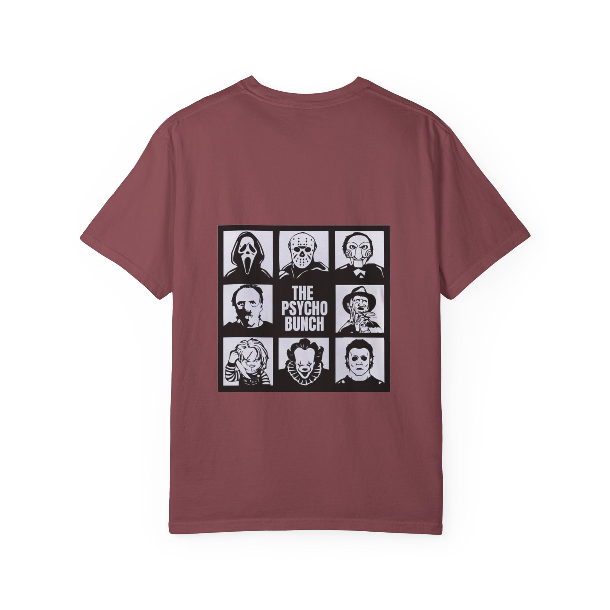 Psycho Bunch T-Shirt – Unisex Horror Graphic Tee, Perfect for Halloween, Movie Nights, Casual Wear, Gift for Horror Fans