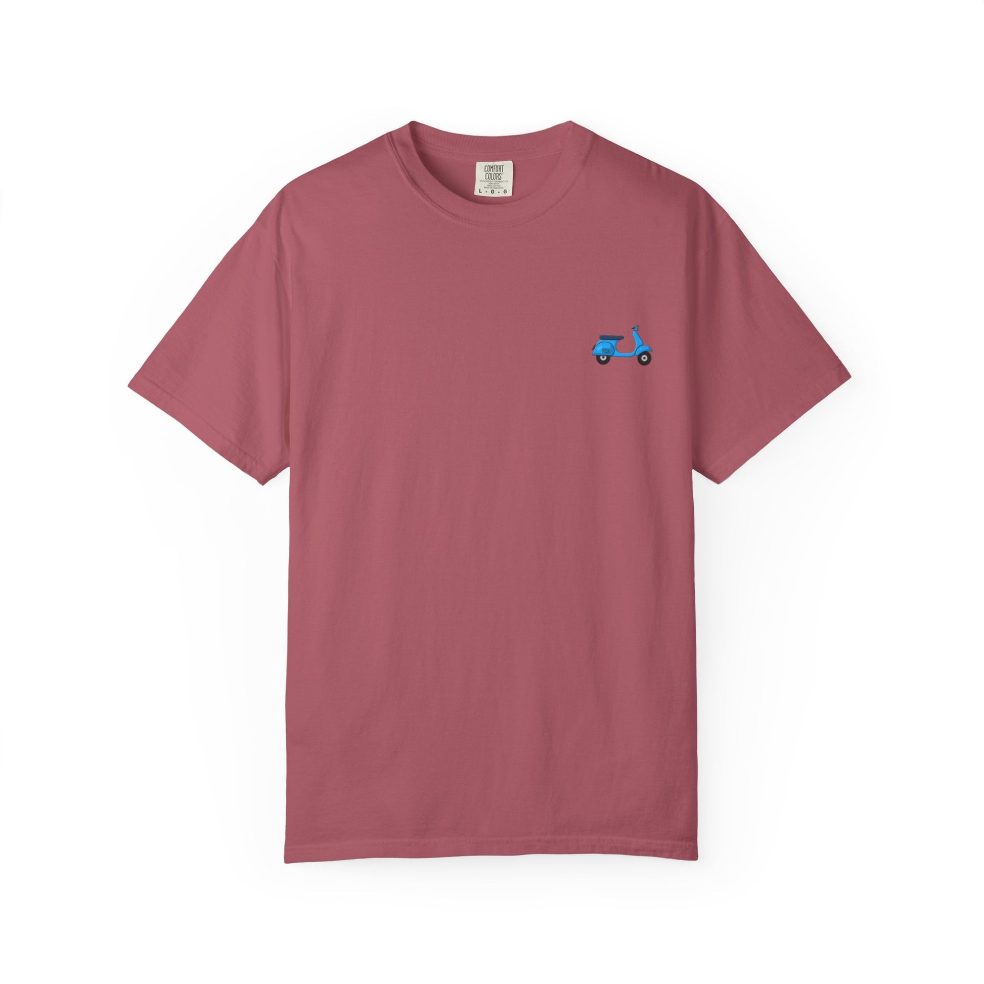 Garment-Dyed T-Shirt with Vintage Scooter Design - Casual Tee for Everyday Wear, Gift for Scooter Lovers, Retro Style Clothing, Unisex [...]