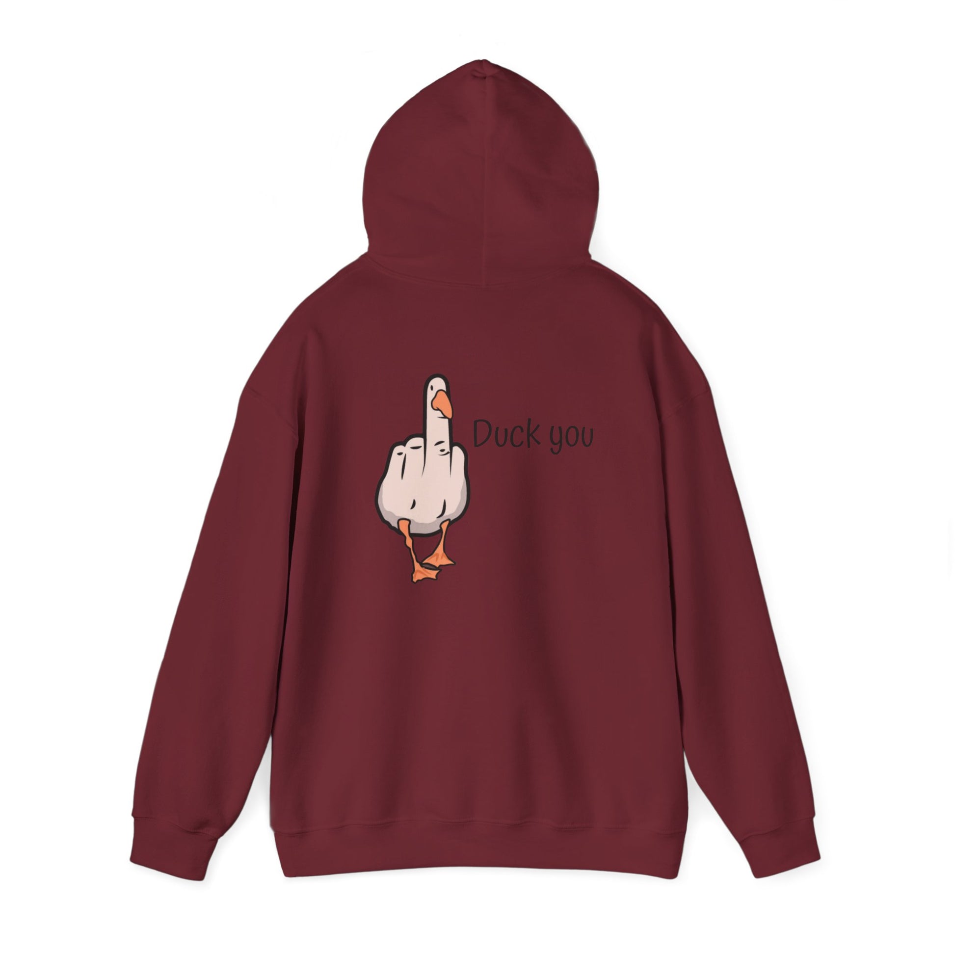 Funny Duck You Hoodie, Unisex Sweatshirt, Gift for Friends, Casual Wear, Comfy Hooded Sweatshirt