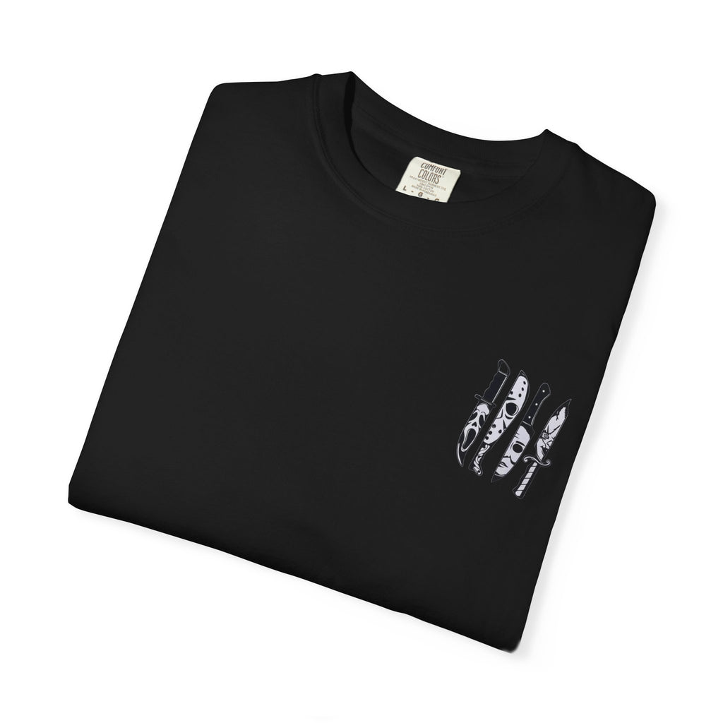 Psycho Bunch T-Shirt – Unisex Horror Graphic Tee, Perfect for Halloween, Movie Nights, Casual Wear, Gift for Horror Fans