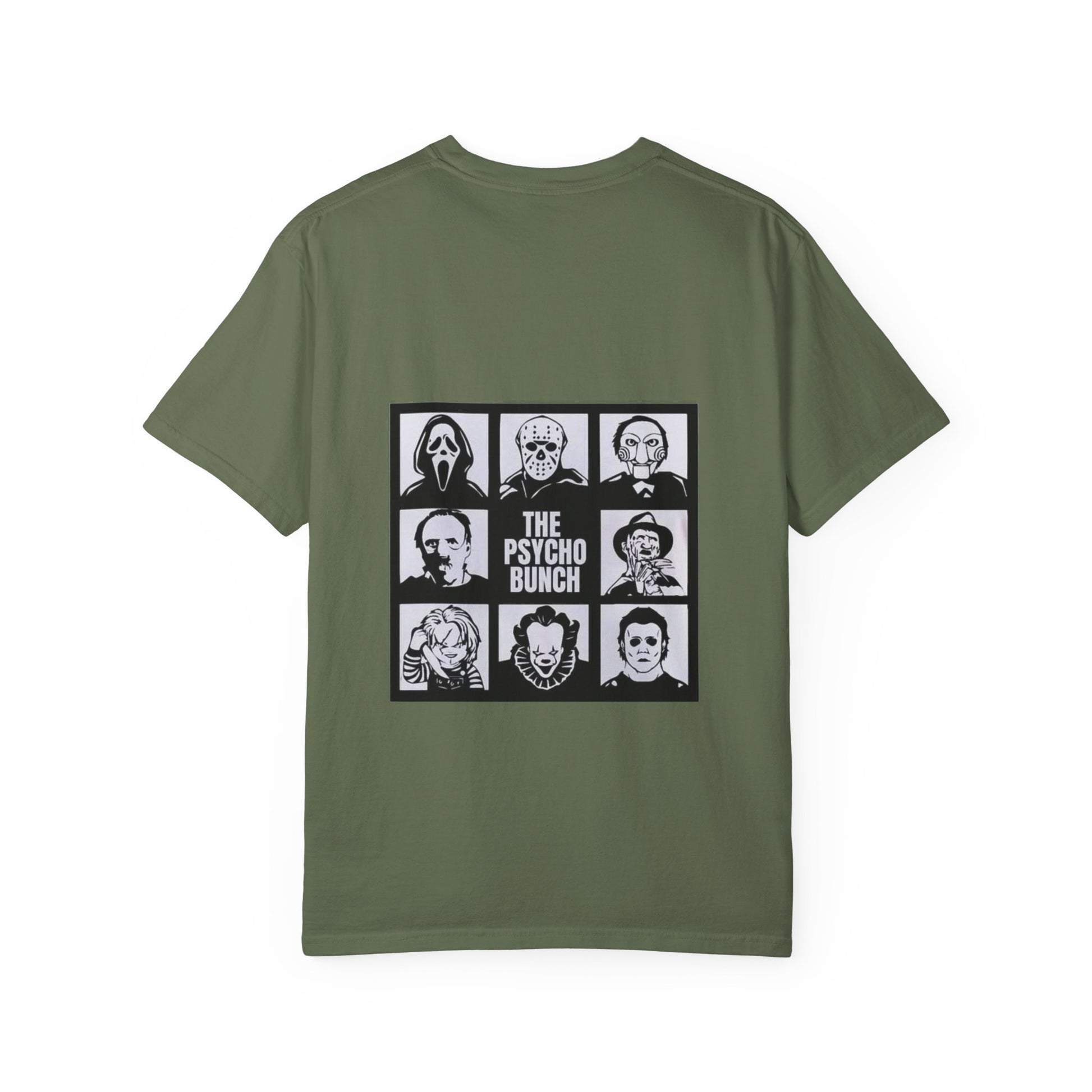 Psycho Bunch T-Shirt – Unisex Horror Graphic Tee, Perfect for Halloween, Movie Nights, Casual Wear, Gift for Horror Fans