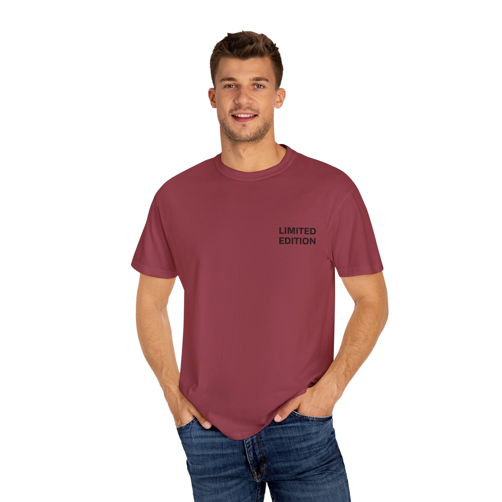 Limited Edition Unisex Garment-Dyed T-shirt, Trendy Graphic Tee, Stylish Streetwear, Gift for Him/Her, Casual Wear, Summer Fashion