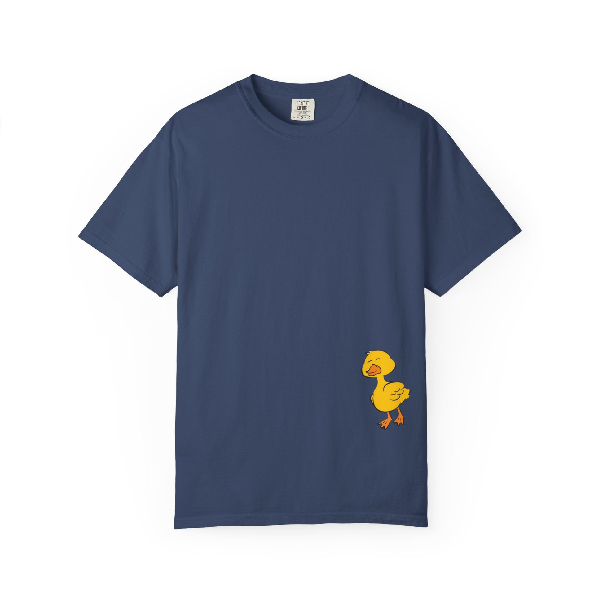 Funny Duck Lover T-Shirt, Unisex Garment-Dyed Tee, Quirky Animal Shirt, Gift for Duck Lovers, Casual Wear, Cute Duck Design