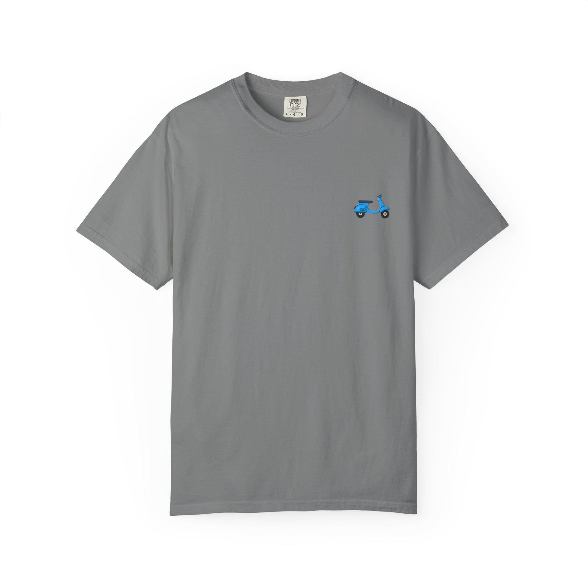Garment-Dyed T-Shirt with Vintage Scooter Design - Casual Tee for Everyday Wear, Gift for Scooter Lovers, Retro Style Clothing, Unisex [...]