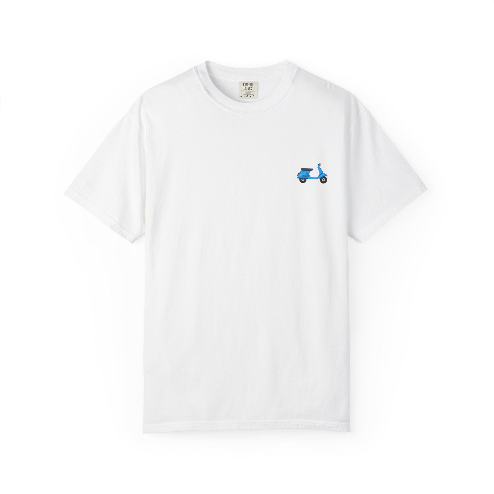 Garment-Dyed T-Shirt with Vintage Scooter Design - Casual Tee for Everyday Wear, Gift for Scooter Lovers, Retro Style Clothing, Unisex [...]