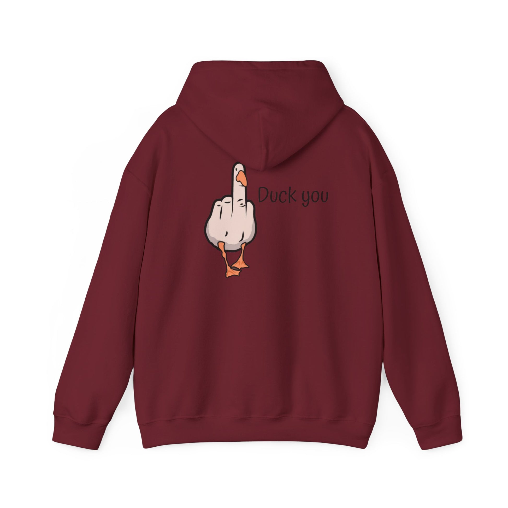 Funny Duck You Hoodie, Unisex Sweatshirt, Gift for Friends, Casual Wear, Comfy Hooded Sweatshirt