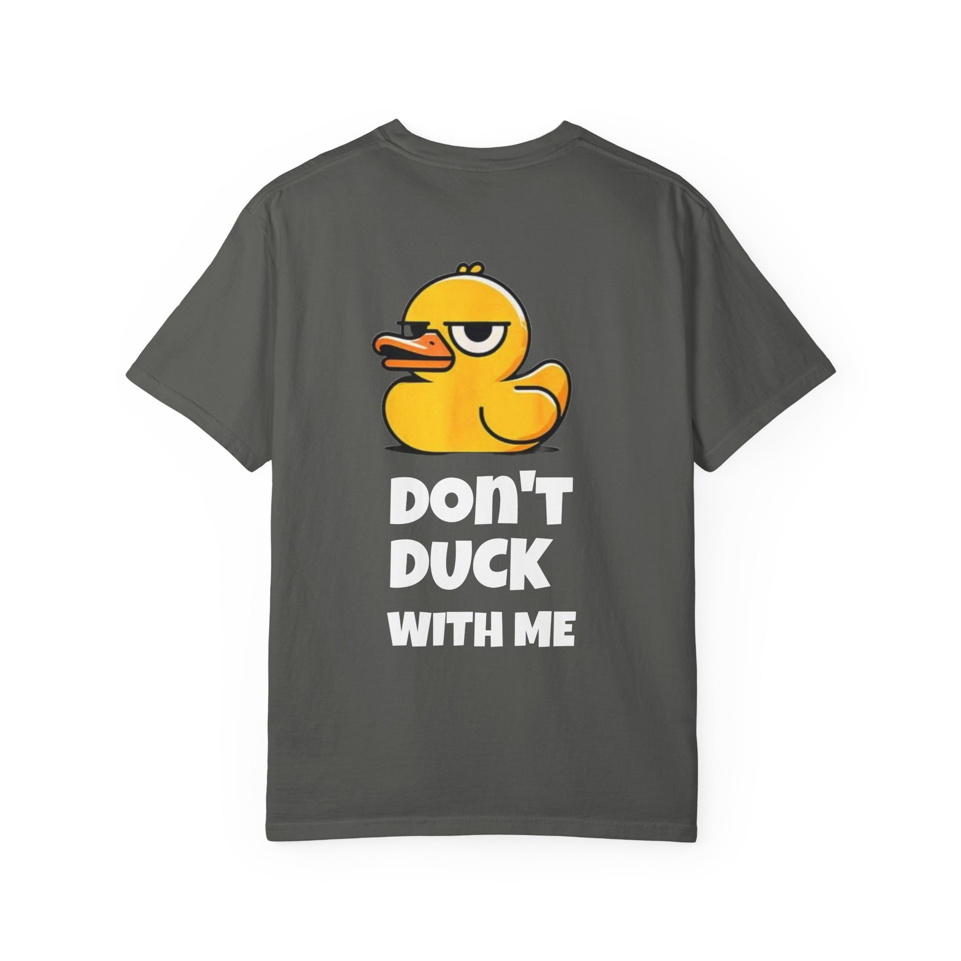 Funny Unisex T-shirt with Quirky Duck Design, Humorous Gift, Casual Wear, Fun Tee, Great for Parties, Unique Apparel