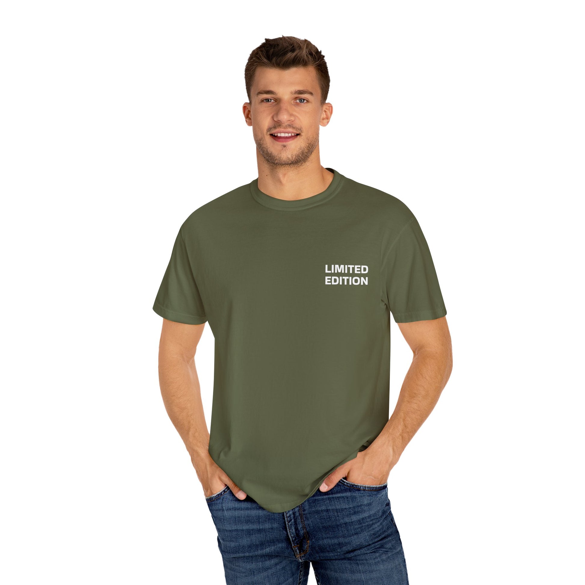 Copy of Limited Edition Unisex Garment-Dyed T-shirt, Trendy Graphic Tee, Stylish Streetwear, Gift for Him/Her, Casual Wear, Summer Fashion