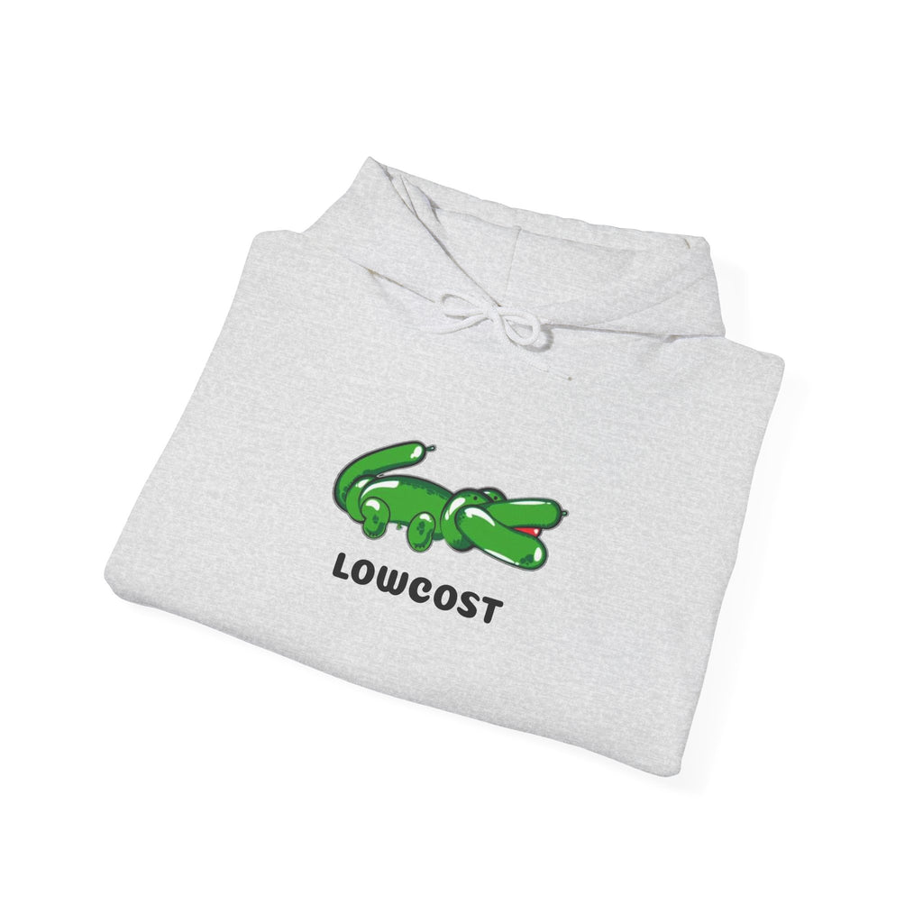 Lowcost Luxe Unisex Hooded Sweatshirt | Cozy Casual Wear, Graphic Hoodie, Streetwear Fashion, Gift for Him, Her, or Anyone