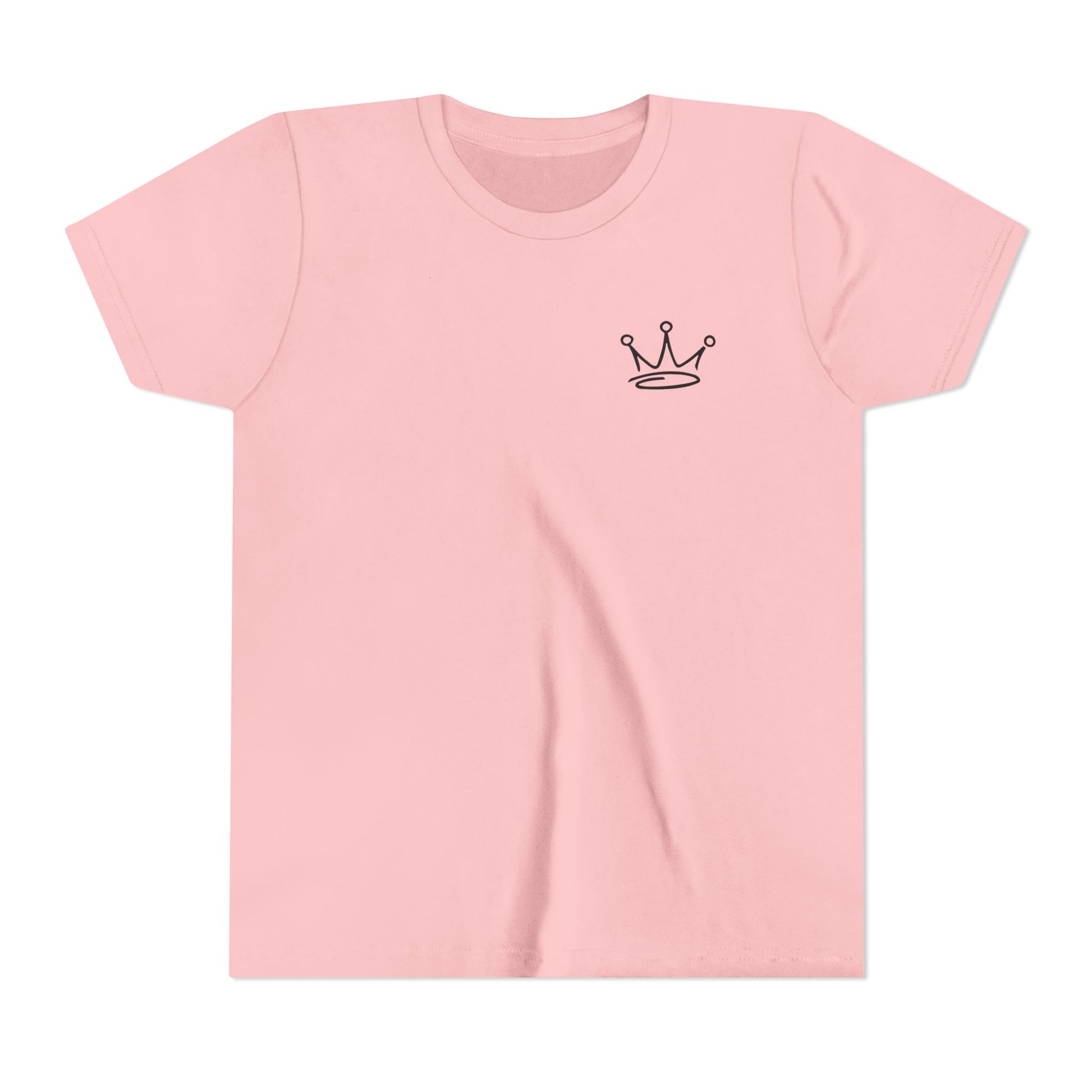 Crown & Skull Youth Tee - Trendy Short Sleeve Shirt for Kids, Unique Graphic Tee, Birthday Gift, Casual Wear, Cool Summer Shirt