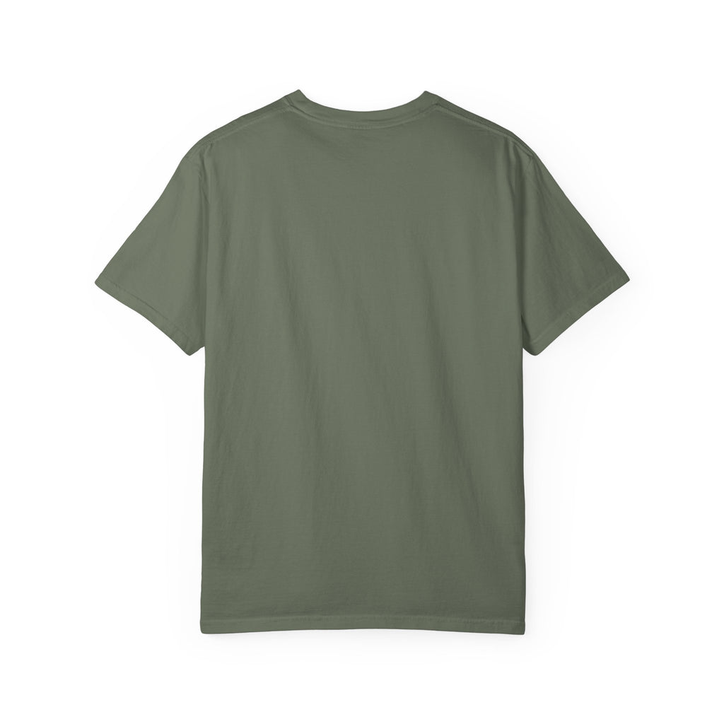 Casual Garment-Dyed T-Shirt with Scooter Design - Unisex, Summer Fashion, Gift Idea, Everyday Wear, Eco-Friendly Tee
