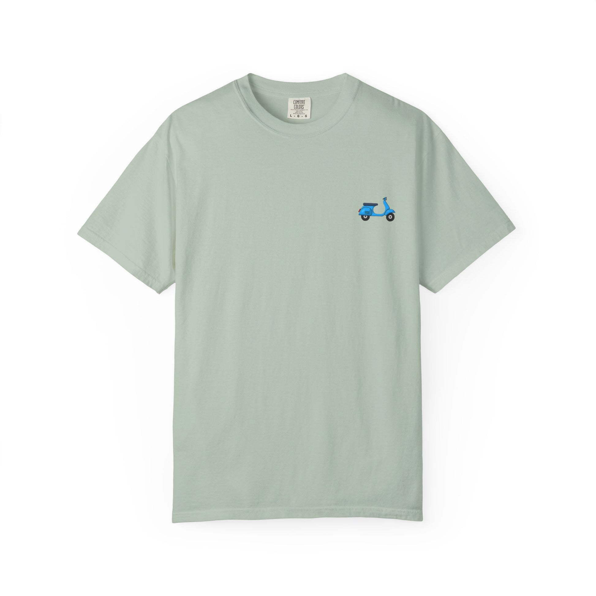 Garment-Dyed T-Shirt with Vintage Scooter Design - Casual Tee for Everyday Wear, Gift for Scooter Lovers, Retro Style Clothing, Unisex [...]