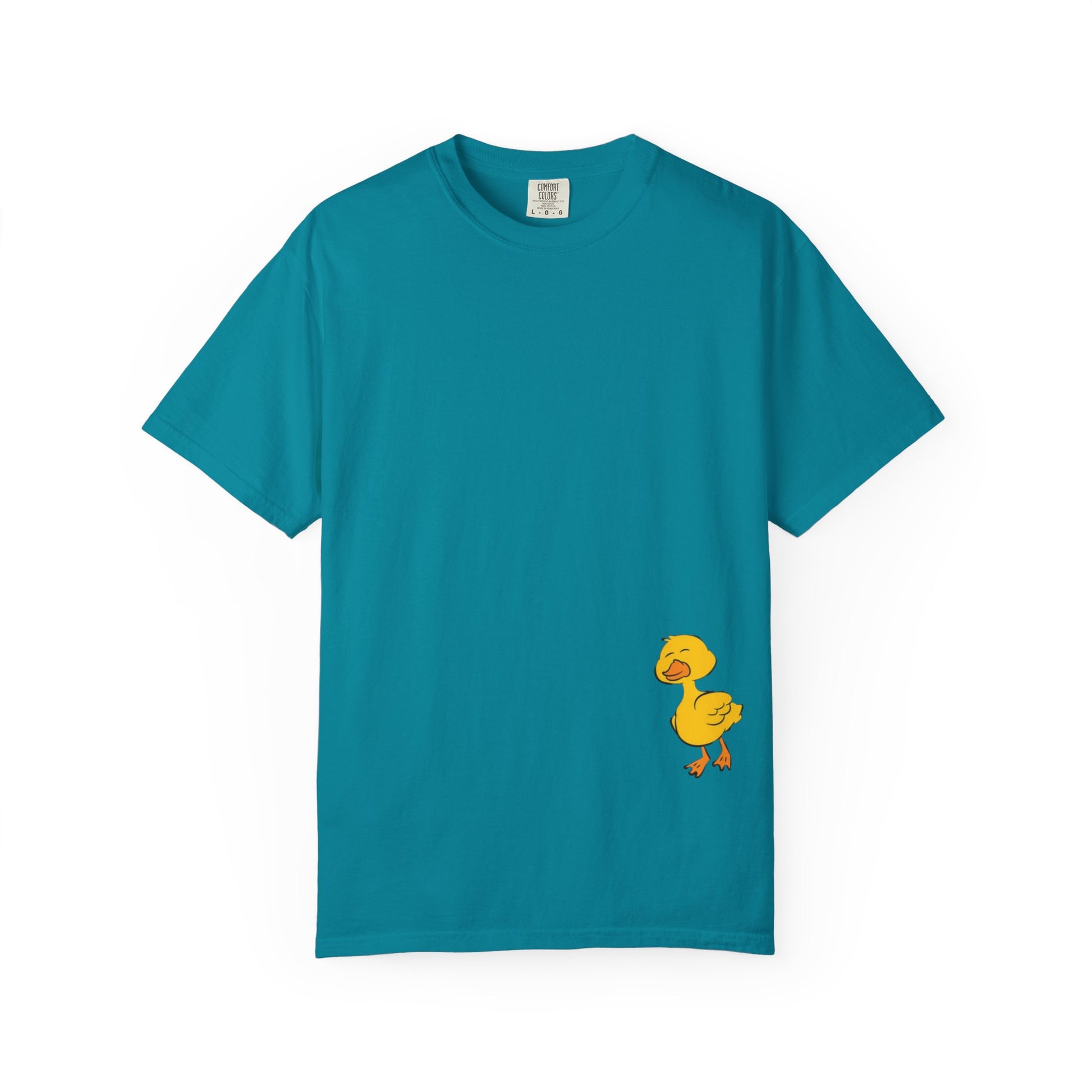 Funny Duck Lover T-Shirt, Unisex Garment-Dyed Tee, Quirky Animal Shirt, Gift for Duck Lovers, Casual Wear, Cute Duck Design
