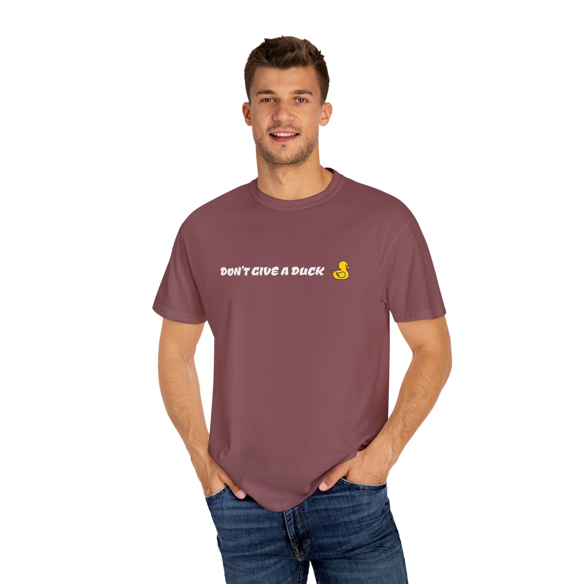 Funny Unisex T-shirt with Quirky Duck Design, Humorous Gift, Casual Wear, Fun Tee, Great for Parties, Unique Apparel
