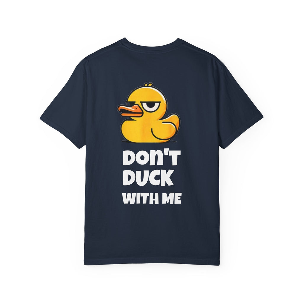 Funny Unisex T-shirt with Quirky Duck Design, Humorous Gift, Casual Wear, Fun Tee, Great for Parties, Unique Apparel