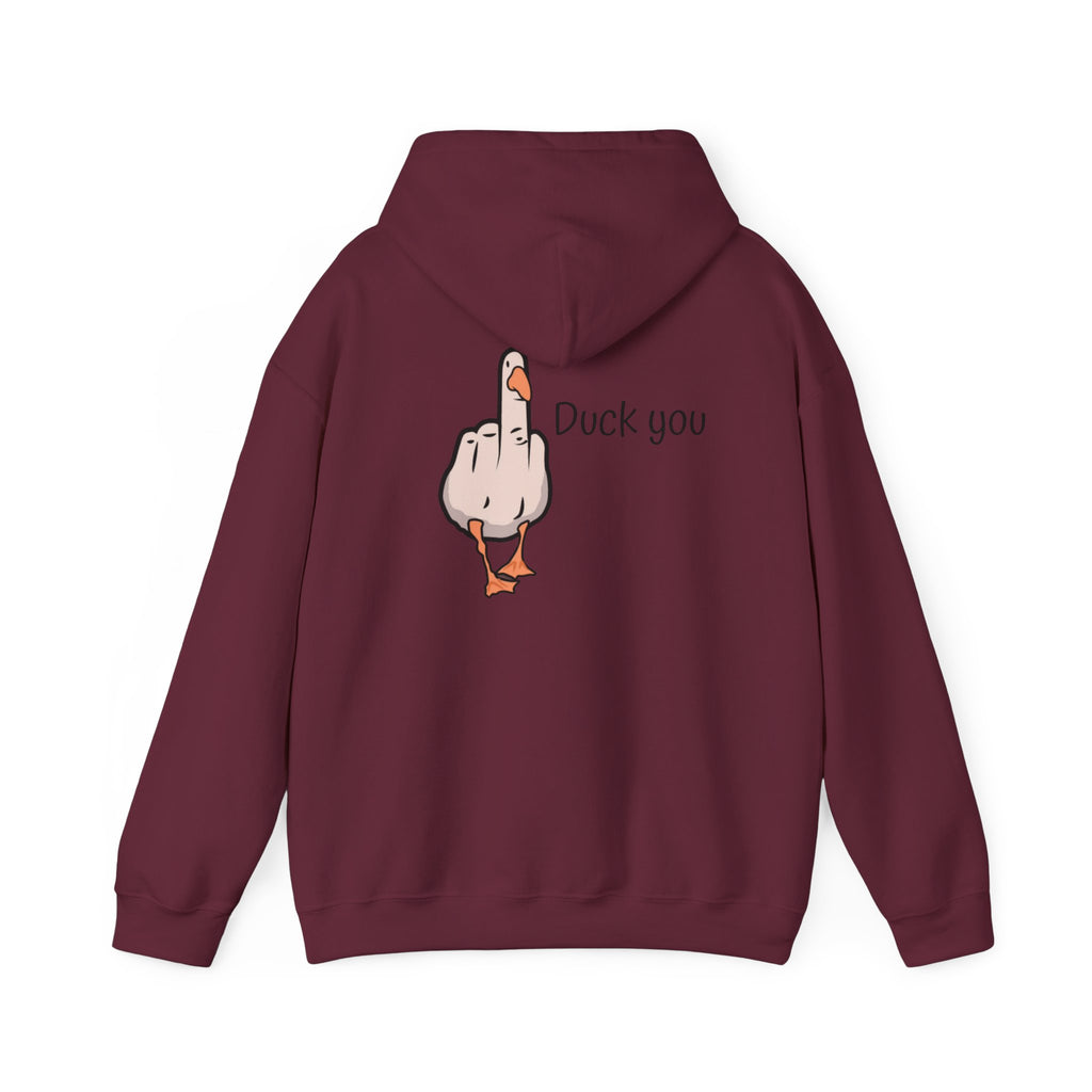 Funny Duck You Hoodie, Unisex Sweatshirt, Gift for Friends, Casual Wear, Comfy Hooded Sweatshirt