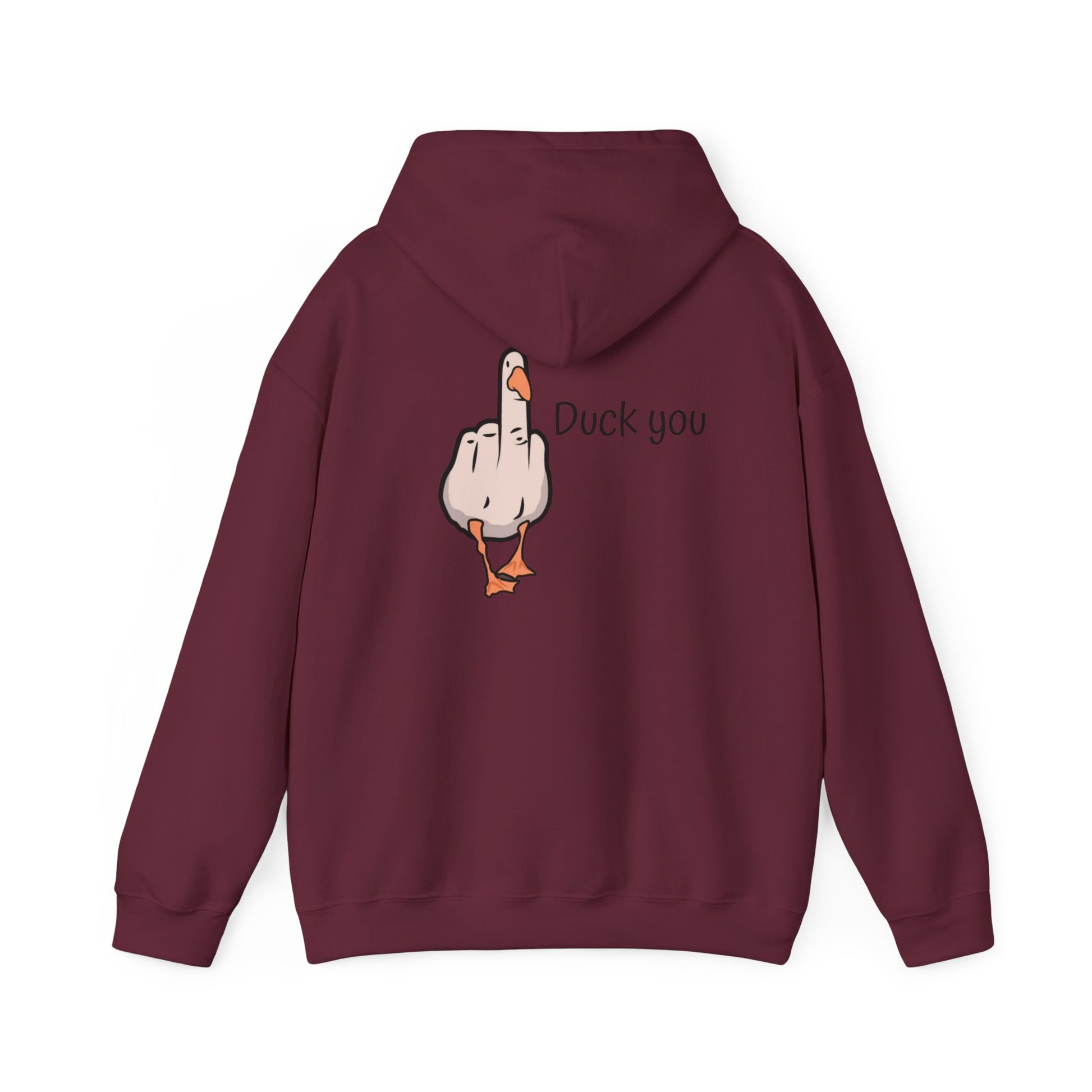 Funny Duck You Hoodie, Unisex Sweatshirt, Gift for Friends, Casual Wear, Comfy Hooded Sweatshirt