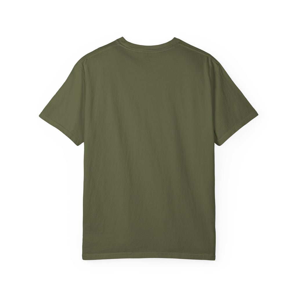 Casual Garment-Dyed T-Shirt with Scooter Design - Unisex, Summer Fashion, Gift Idea, Everyday Wear, Eco-Friendly Tee
