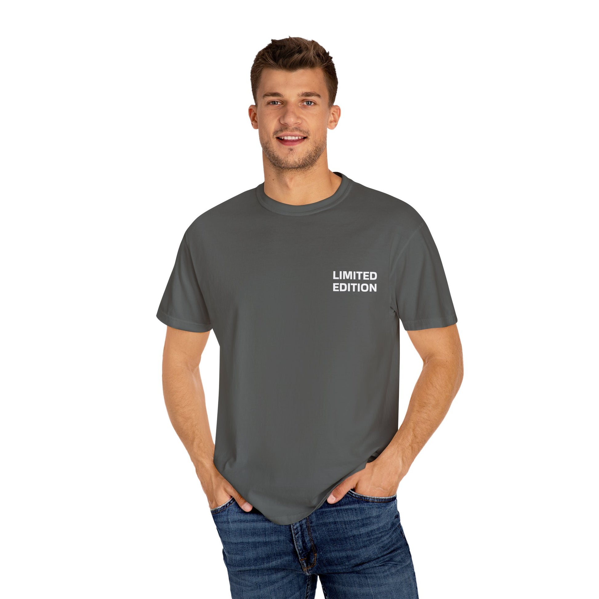 Copy of Limited Edition Unisex Garment-Dyed T-shirt, Trendy Graphic Tee, Stylish Streetwear, Gift for Him/Her, Casual Wear, Summer Fashion