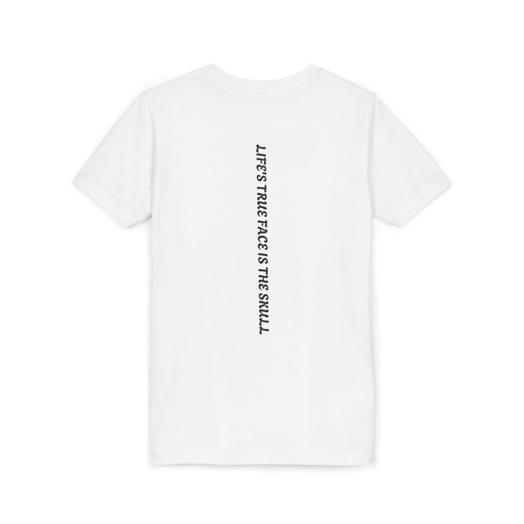 Crown & Skull Youth Tee - Trendy Short Sleeve Shirt for Kids, Unique Graphic Tee, Birthday Gift, Casual Wear, Cool Summer Shirt