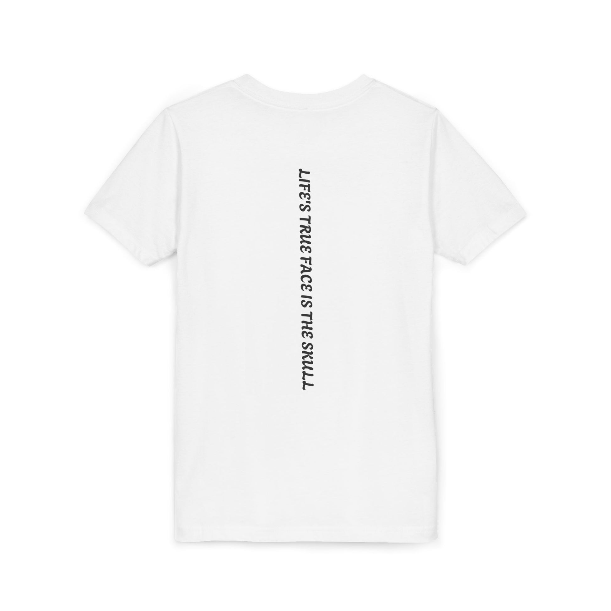 Crown & Skull Youth Tee - Trendy Short Sleeve Shirt for Kids, Unique Graphic Tee, Birthday Gift, Casual Wear, Cool Summer Shirt