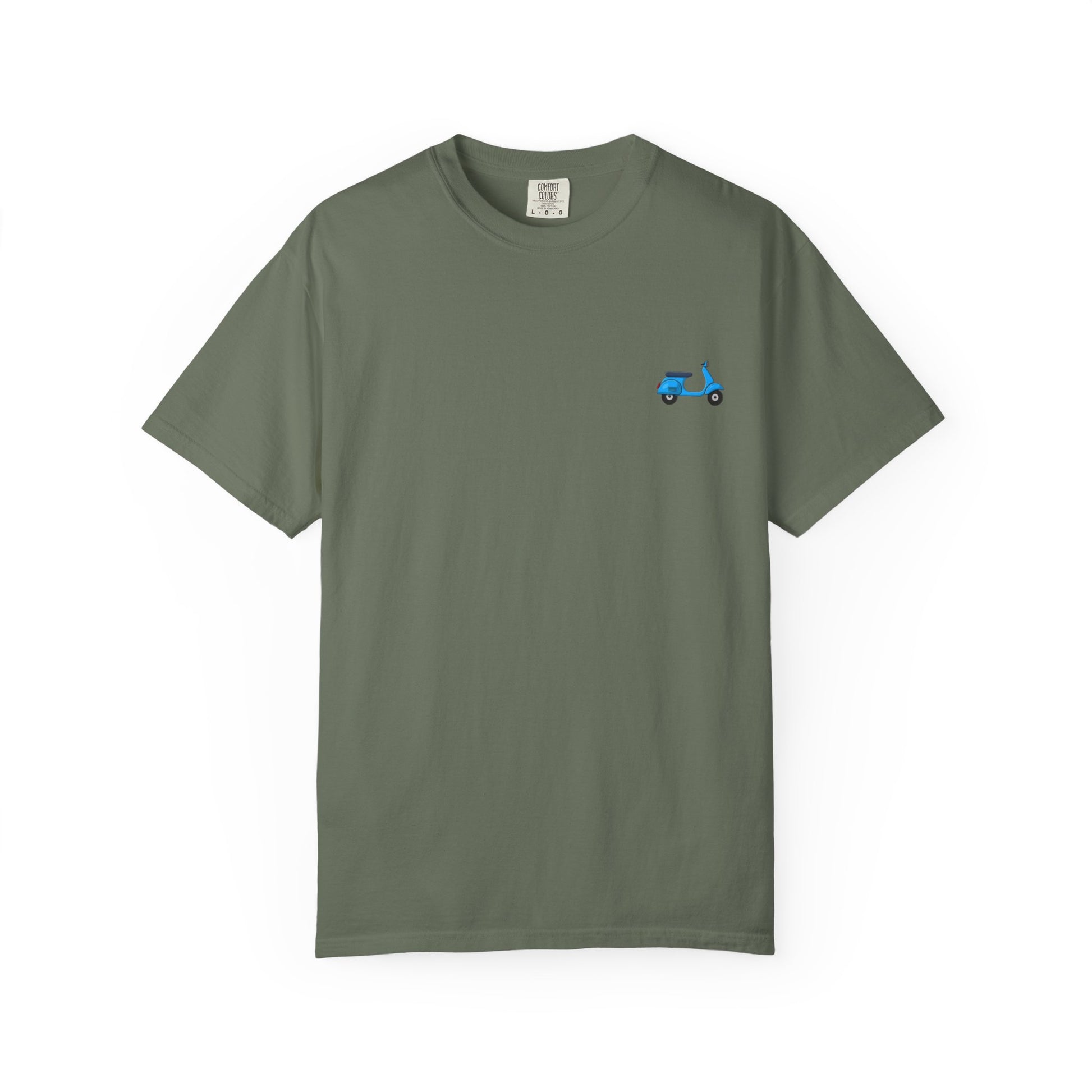 Garment-Dyed T-Shirt with Vintage Scooter Design - Casual Tee for Everyday Wear, Gift for Scooter Lovers, Retro Style Clothing, Unisex [...]