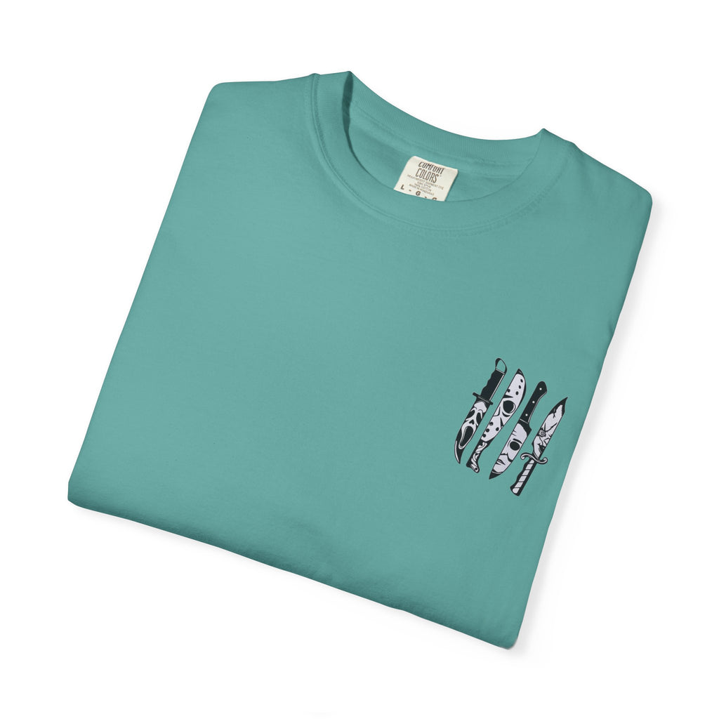 Psycho Bunch T-Shirt – Unisex Horror Graphic Tee, Perfect for Halloween, Movie Nights, Casual Wear, Gift for Horror Fans