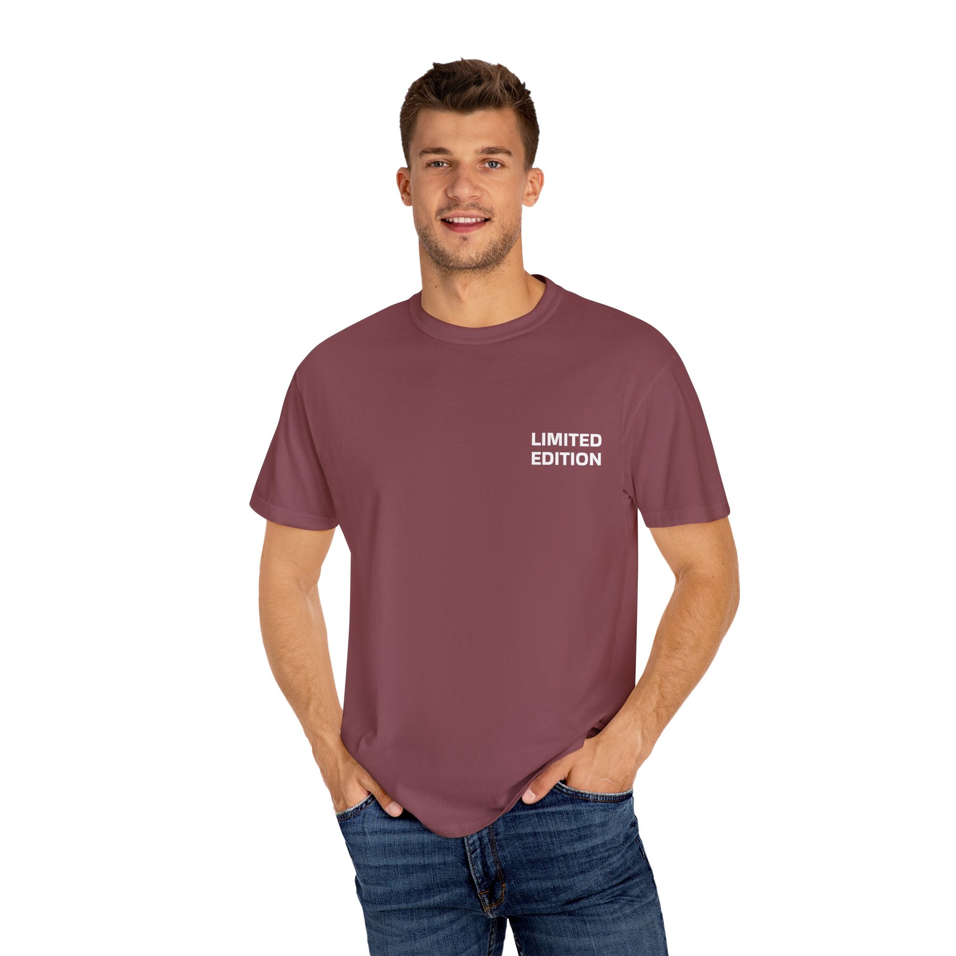 Copy of Limited Edition Unisex Garment-Dyed T-shirt, Trendy Graphic Tee, Stylish Streetwear, Gift for Him/Her, Casual Wear, Summer Fashion