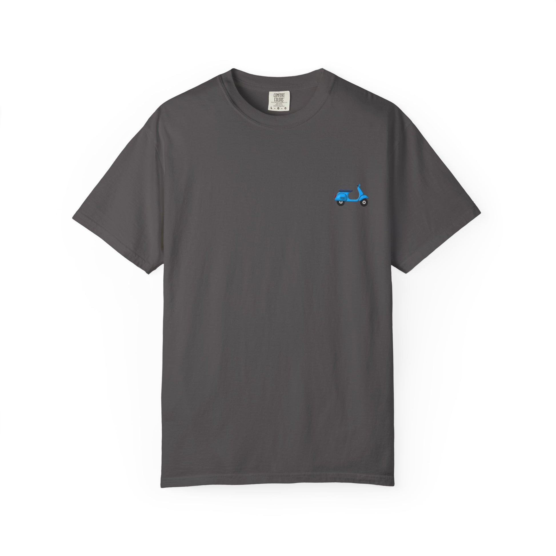 Garment-Dyed T-Shirt with Vintage Scooter Design - Casual Tee for Everyday Wear, Gift for Scooter Lovers, Retro Style Clothing, Unisex [...]